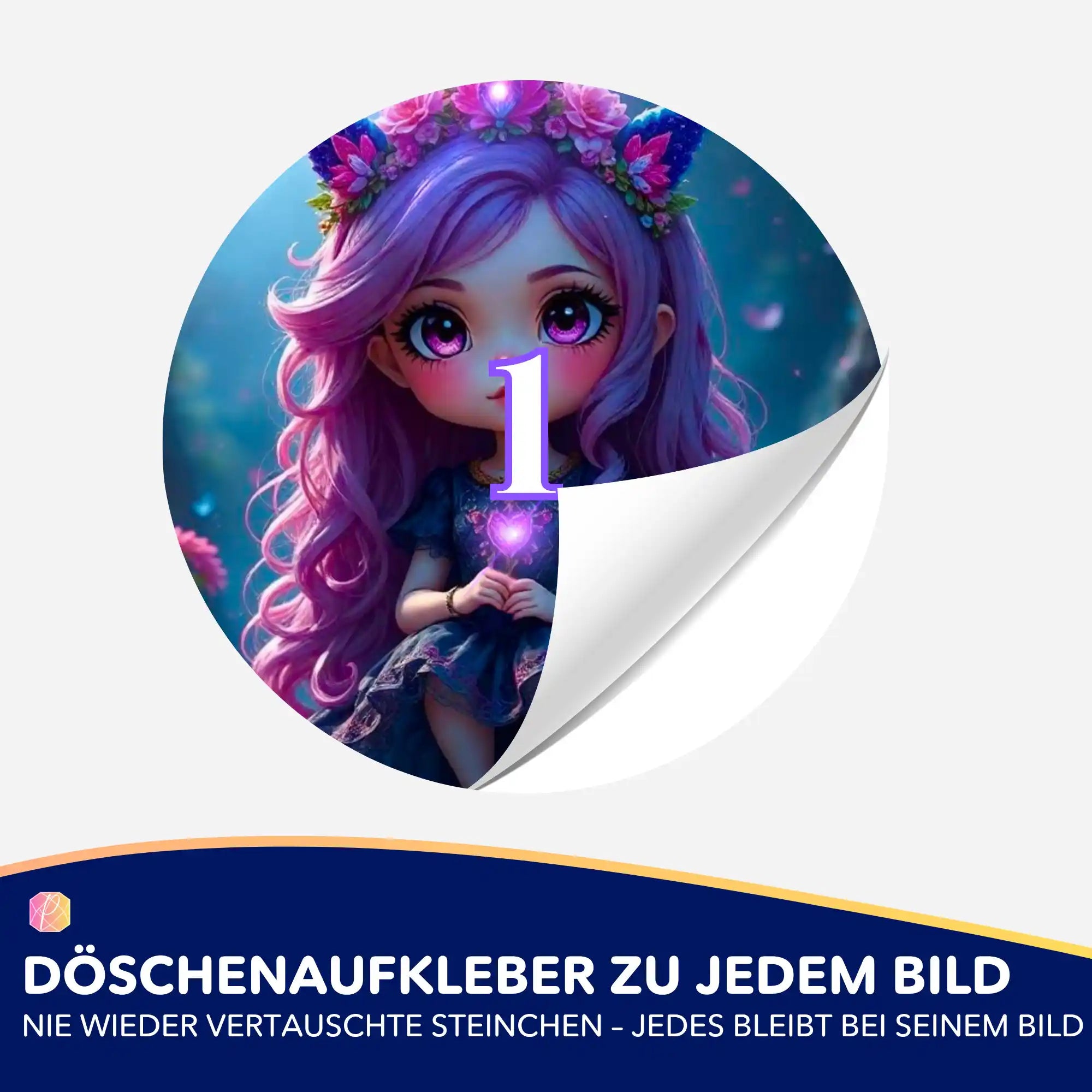 Döschenaufkleber - Little Violett