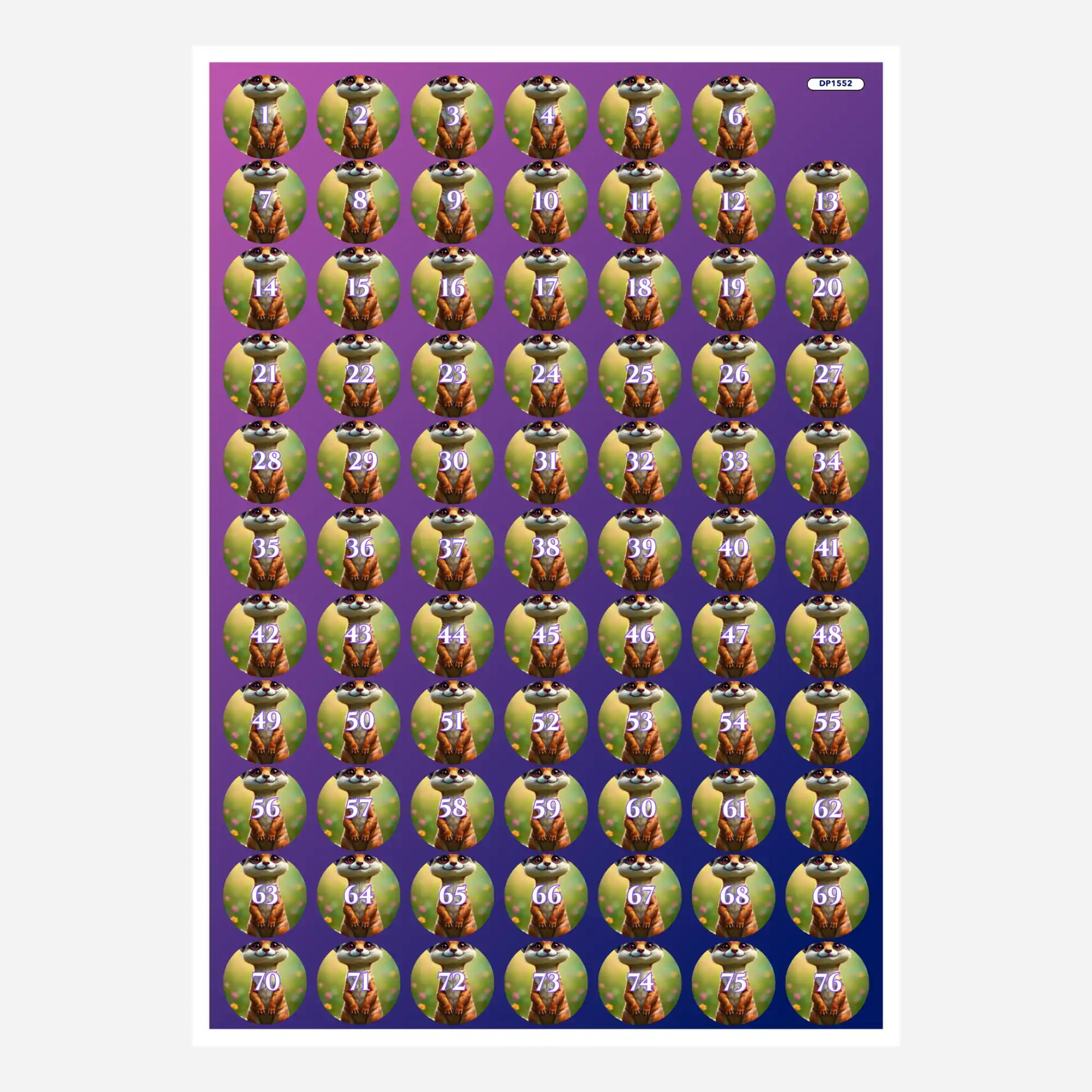 Döschenaufkleber - Eddi