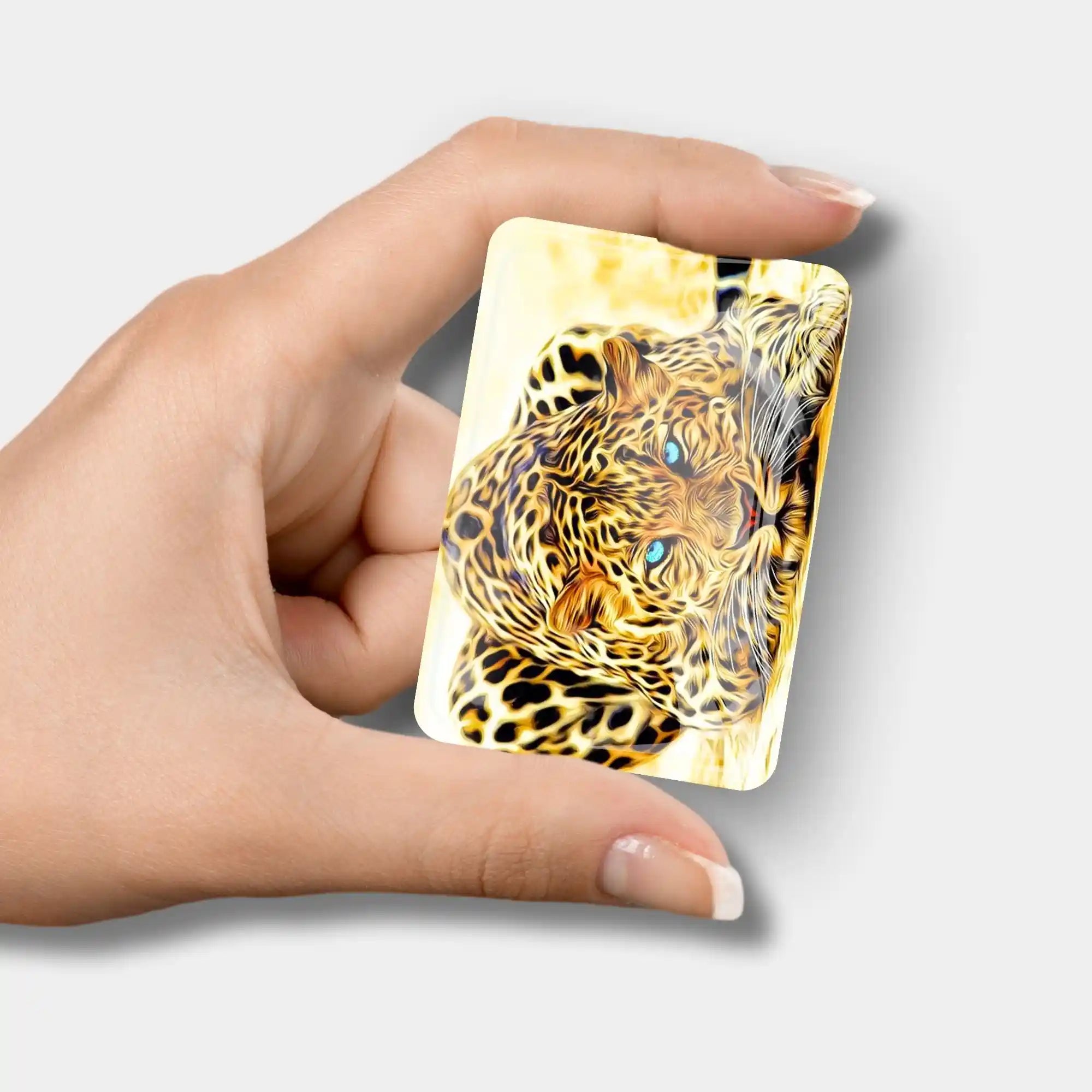 Cover Minder - Leopard Blue Eyes MINI