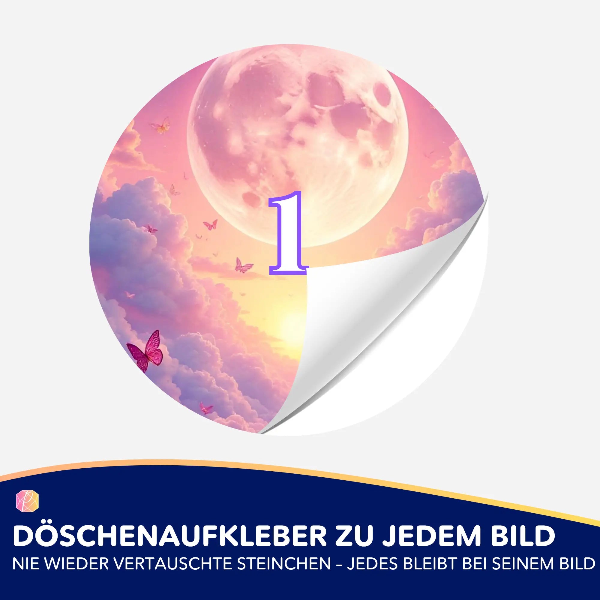 Döschenaufkleber - Wolkenreich