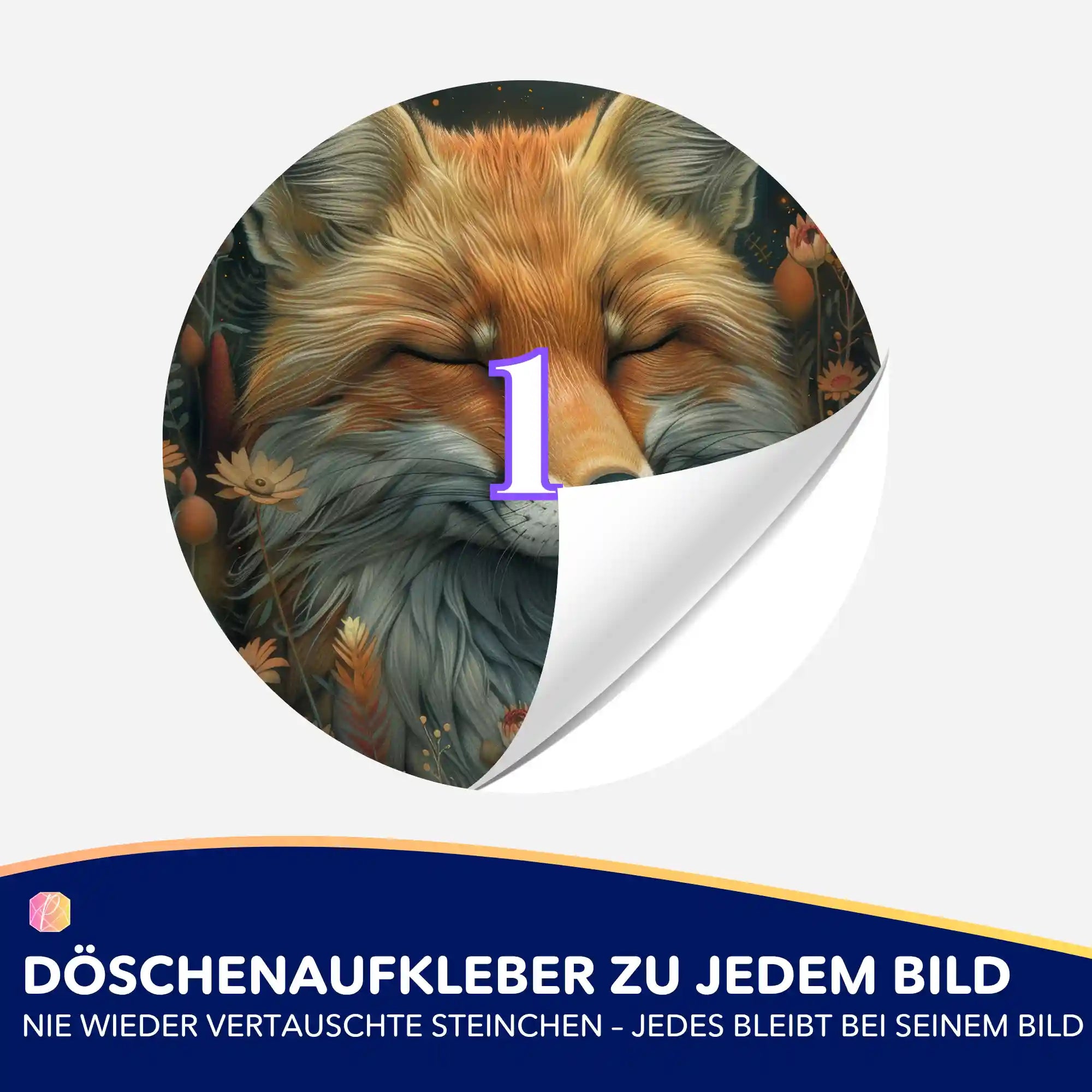 Döschenaufkleber - Susen Pfifferling - Foxy Dreams