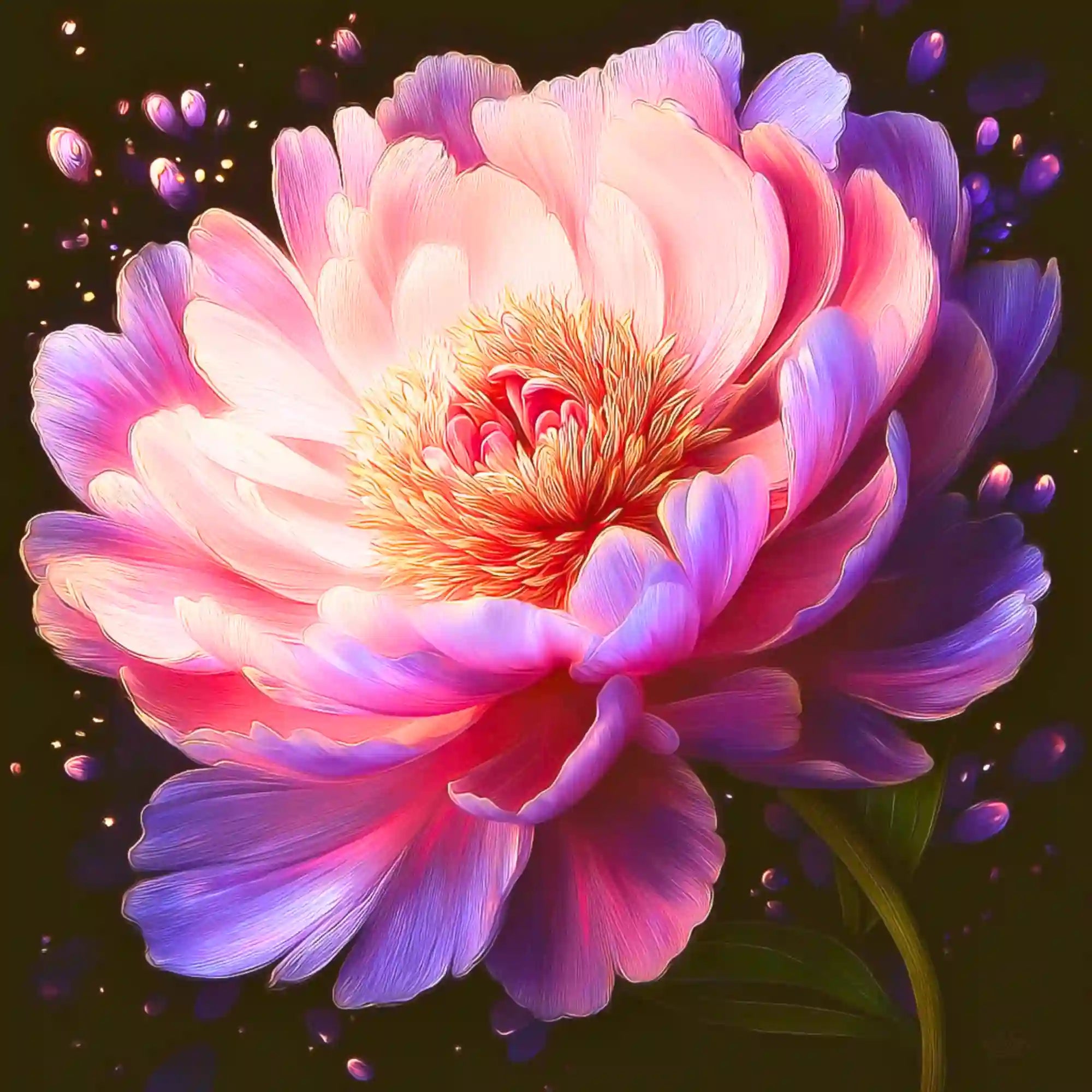 Diamond Painting - Flüstern der Pfingstrose "Limited Edition"