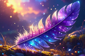 Diamond Painting 7 Tage Special - Feder im Sternenlicht