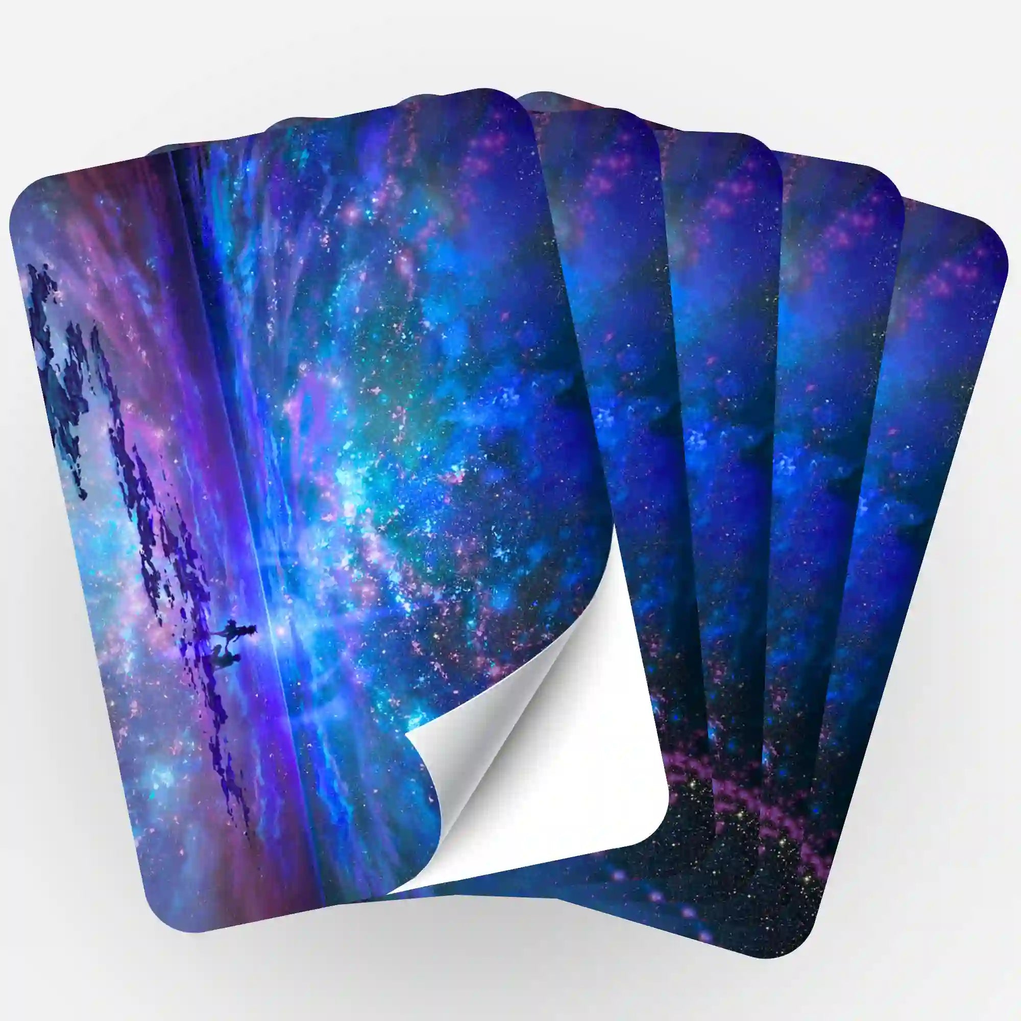Aufkleber 5er-Set - Ozean trifft auf Universum MINI