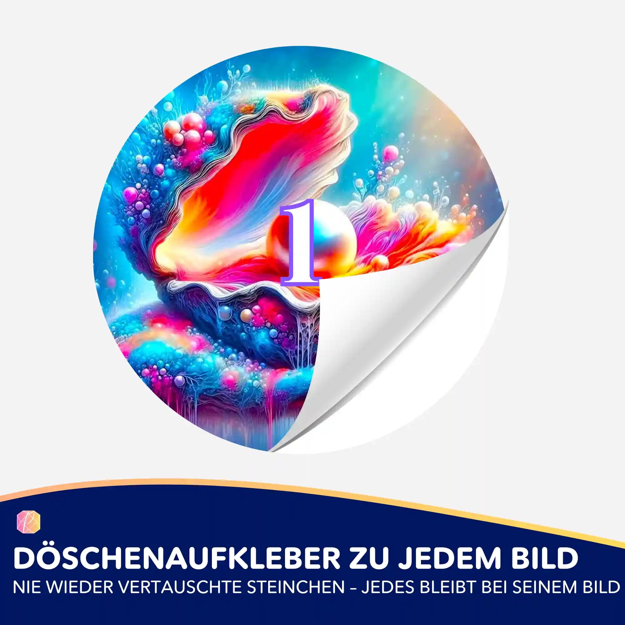 Döschenaufkleber - Zauber des Meeres