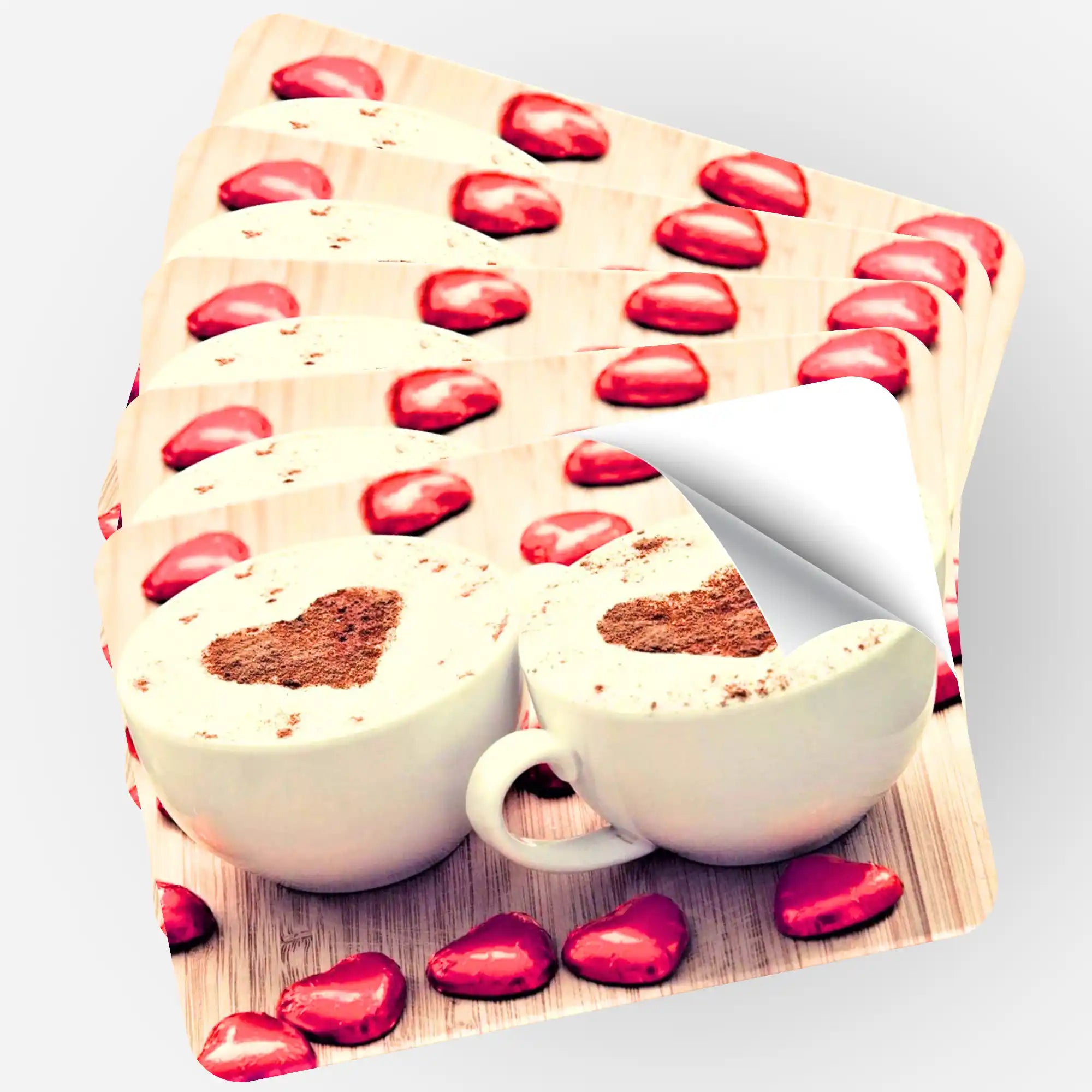 Aufkleber 5er-Set - Kaffeeliebe