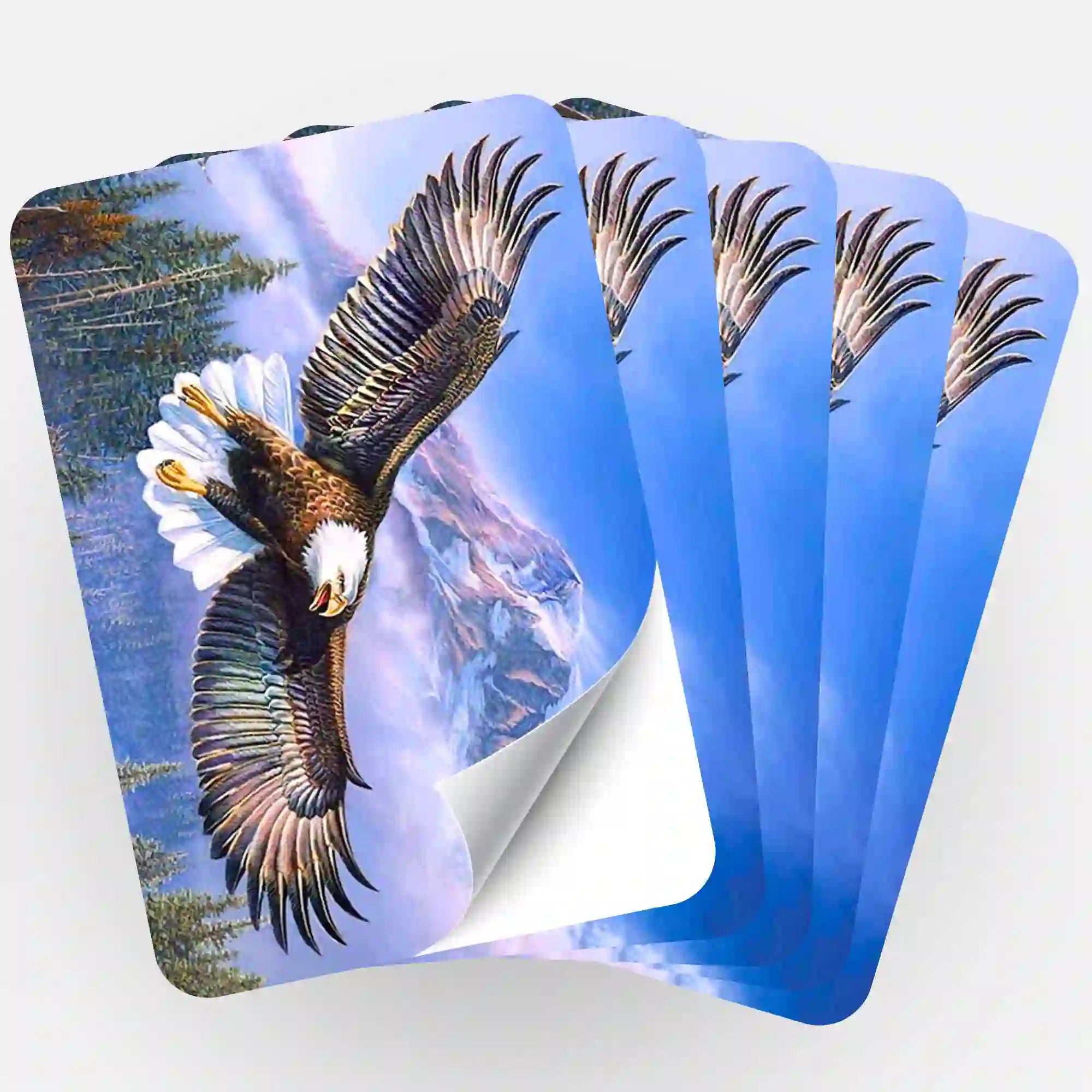 Aufkleber 5er-Set - Adler der Berge