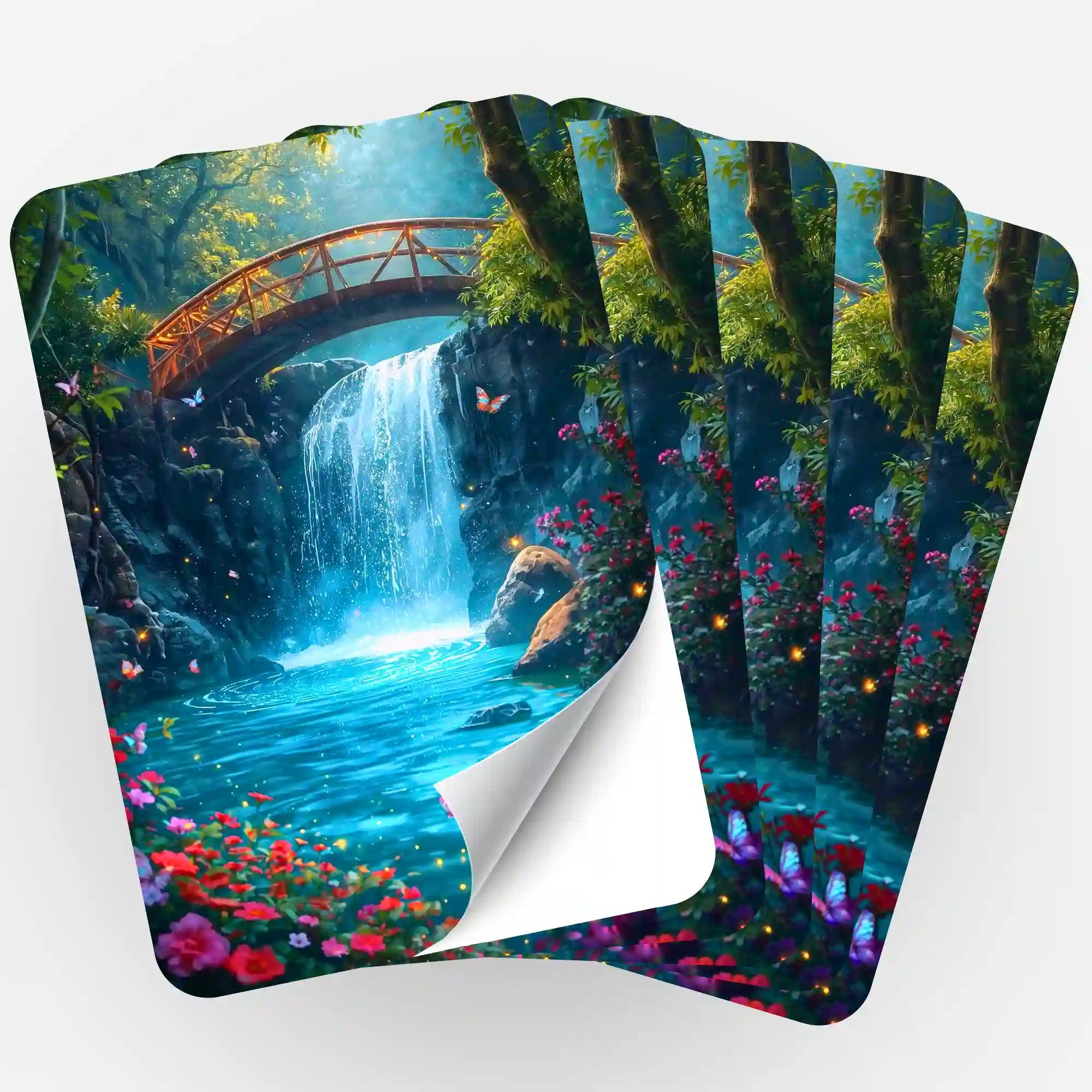 Aufkleber 5er-Set - Brücke der Träume