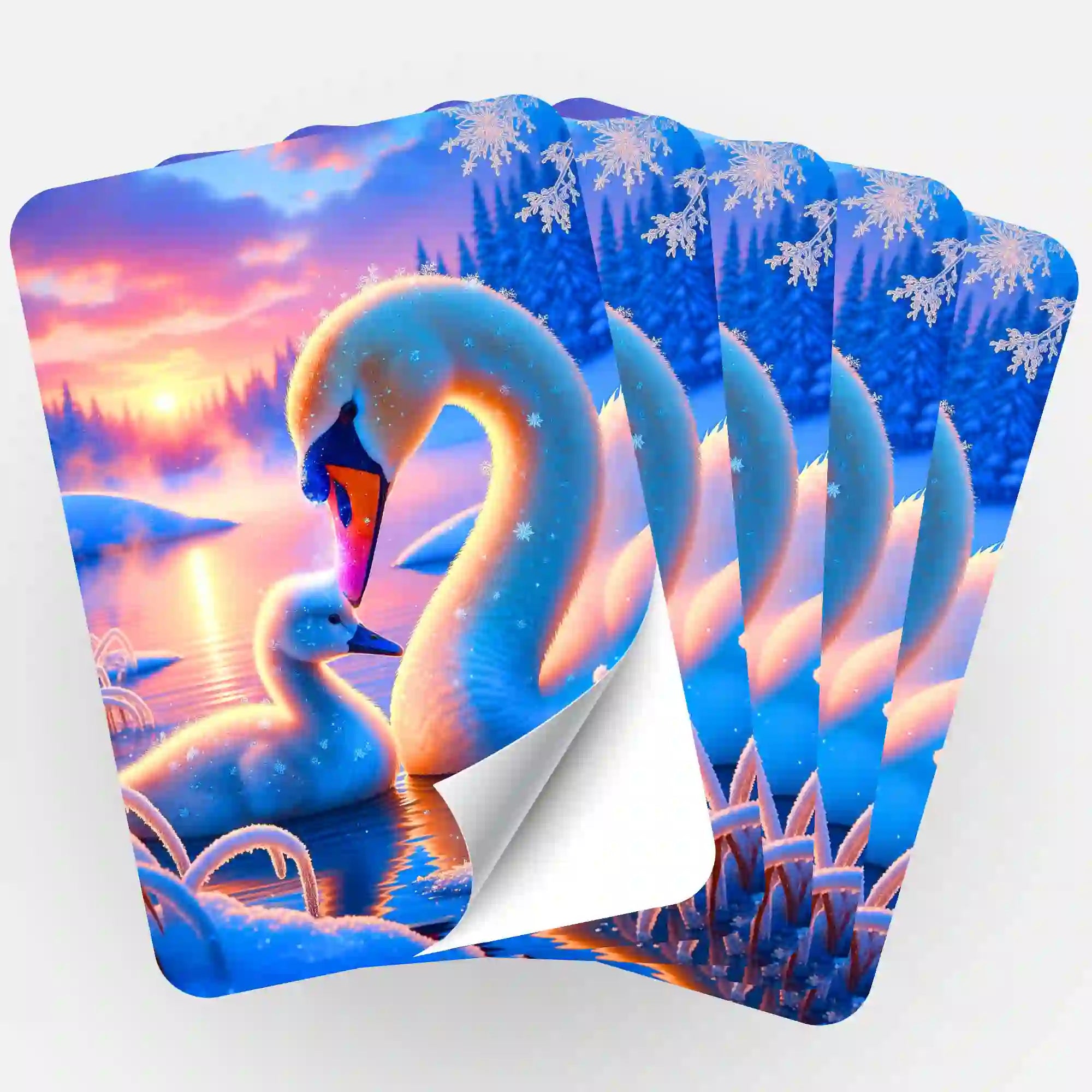 Aufkleber 5er-Set - Geborgenheit