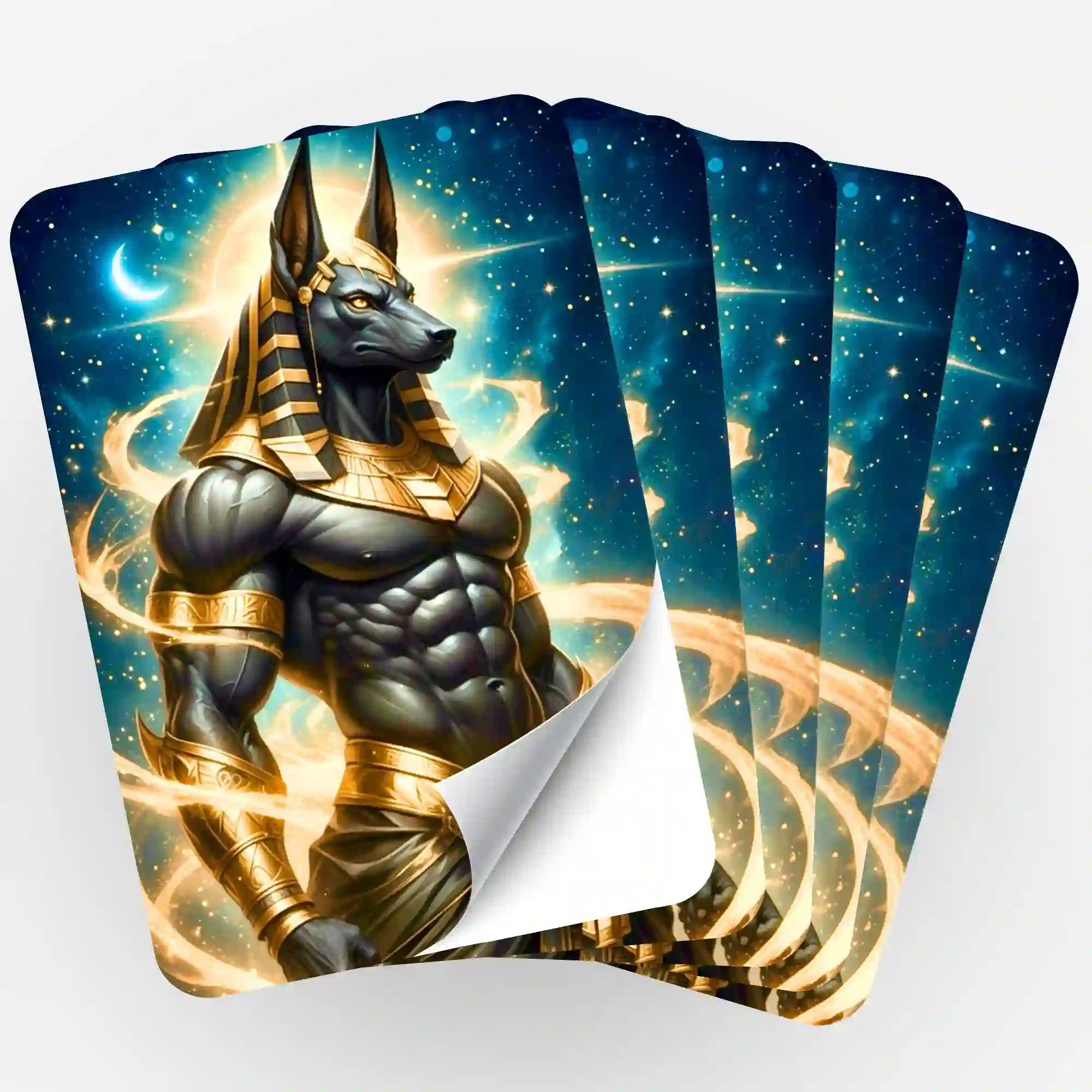 Aufkleber 5er-Set - Anubis
