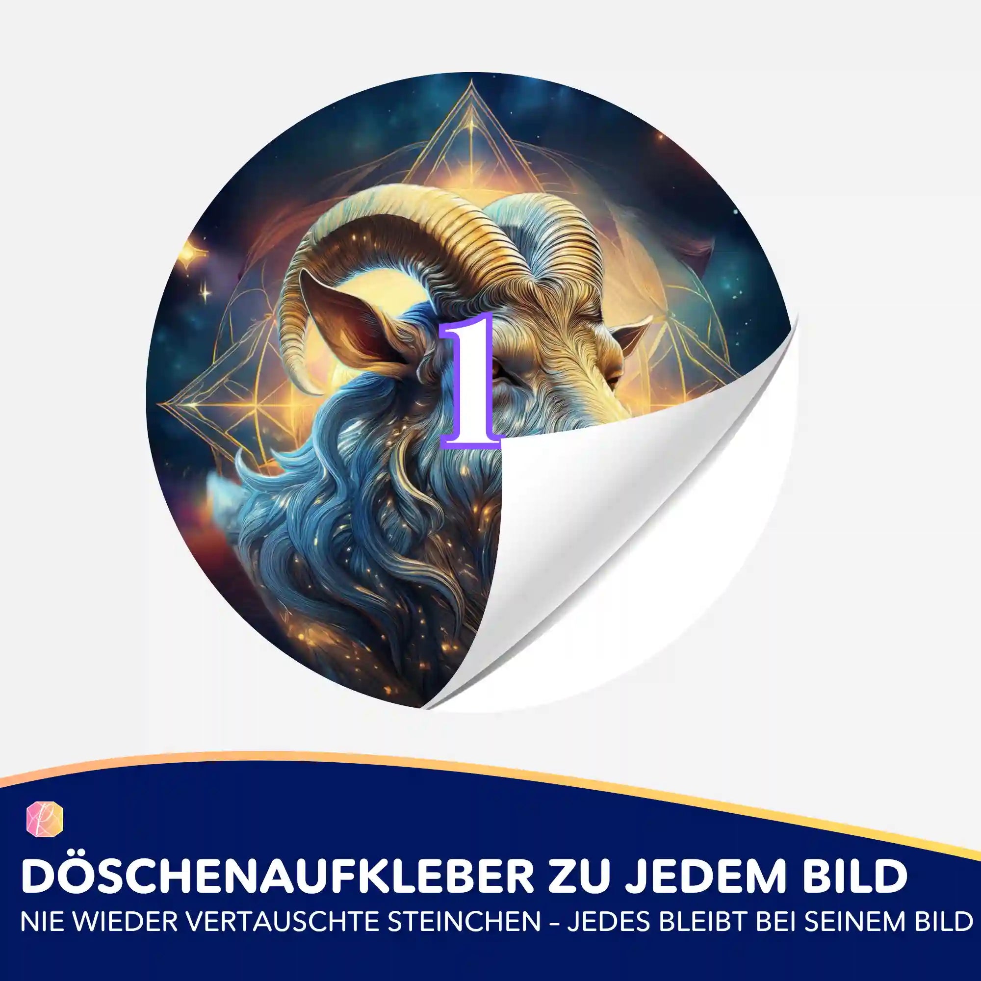 Döschenaufkleber - Sternzeichen Steinbock "Limited Edition"