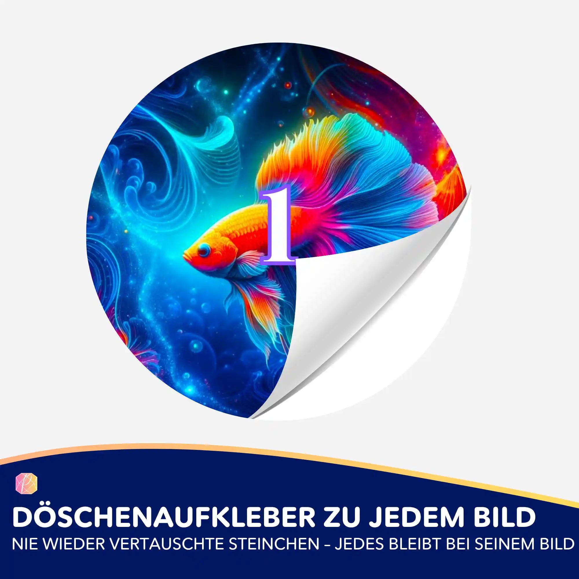 Döschenaufkleber - Wunderwelt unter Wasser