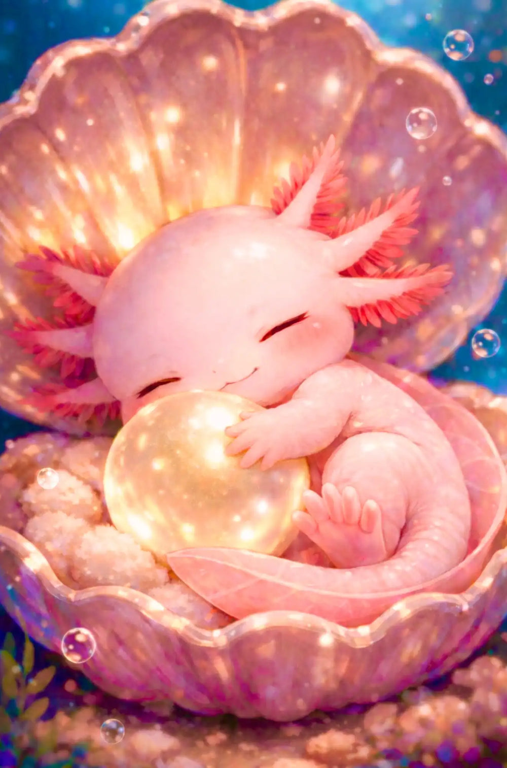 Diamond Painting - Axolotl Little Hugs