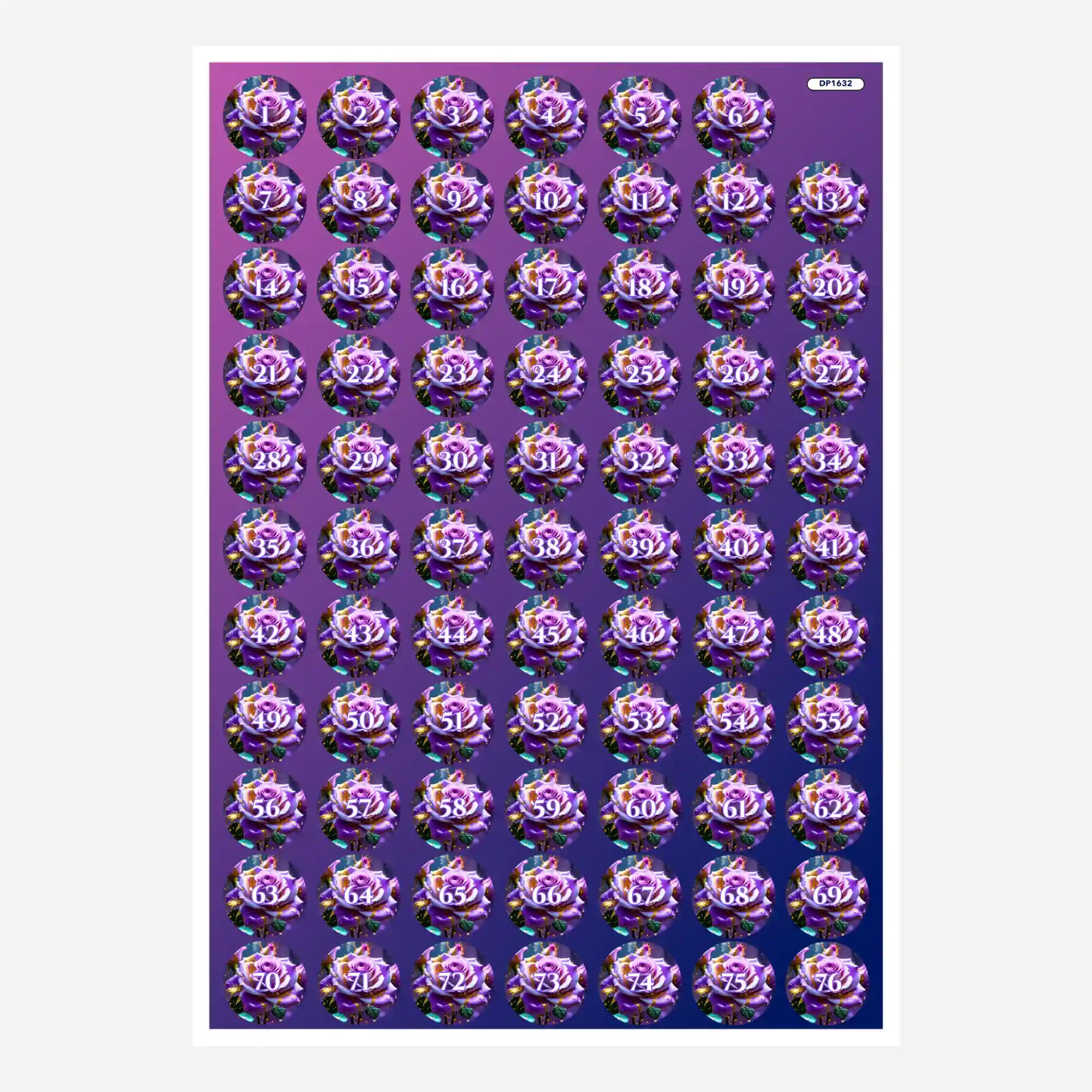 Döschenaufkleber - Amethystrose