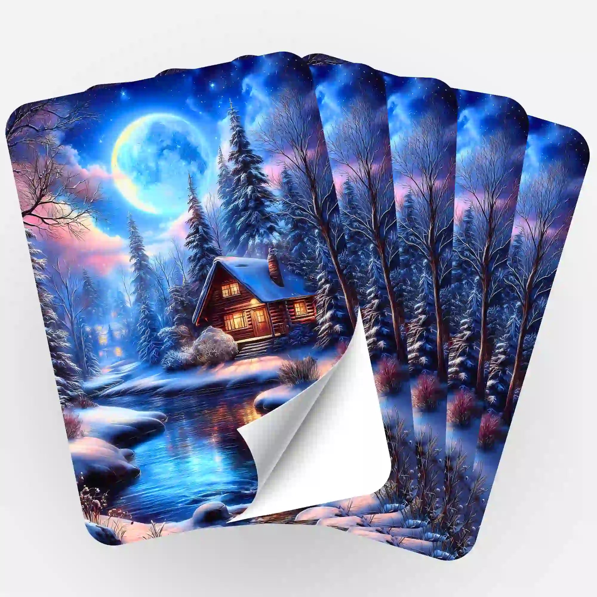 Aufkleber 5er-Set - Zuflucht im Silberlicht "Limited Edition"