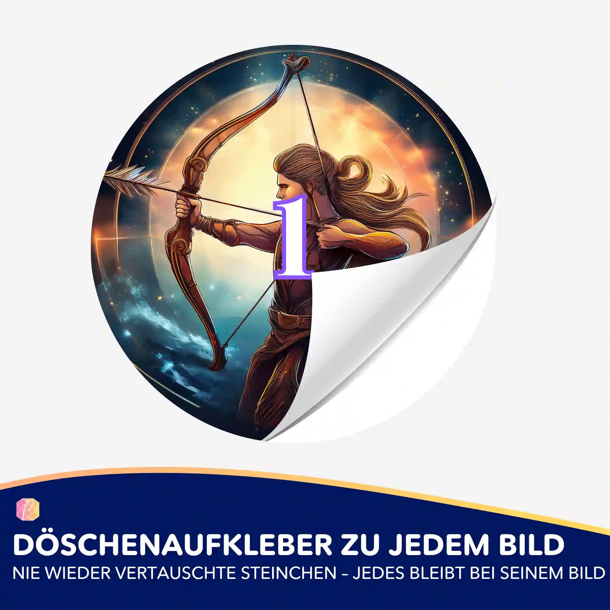 Döschenaufkleber - Sternzeichen Schütze "Limited Edition"