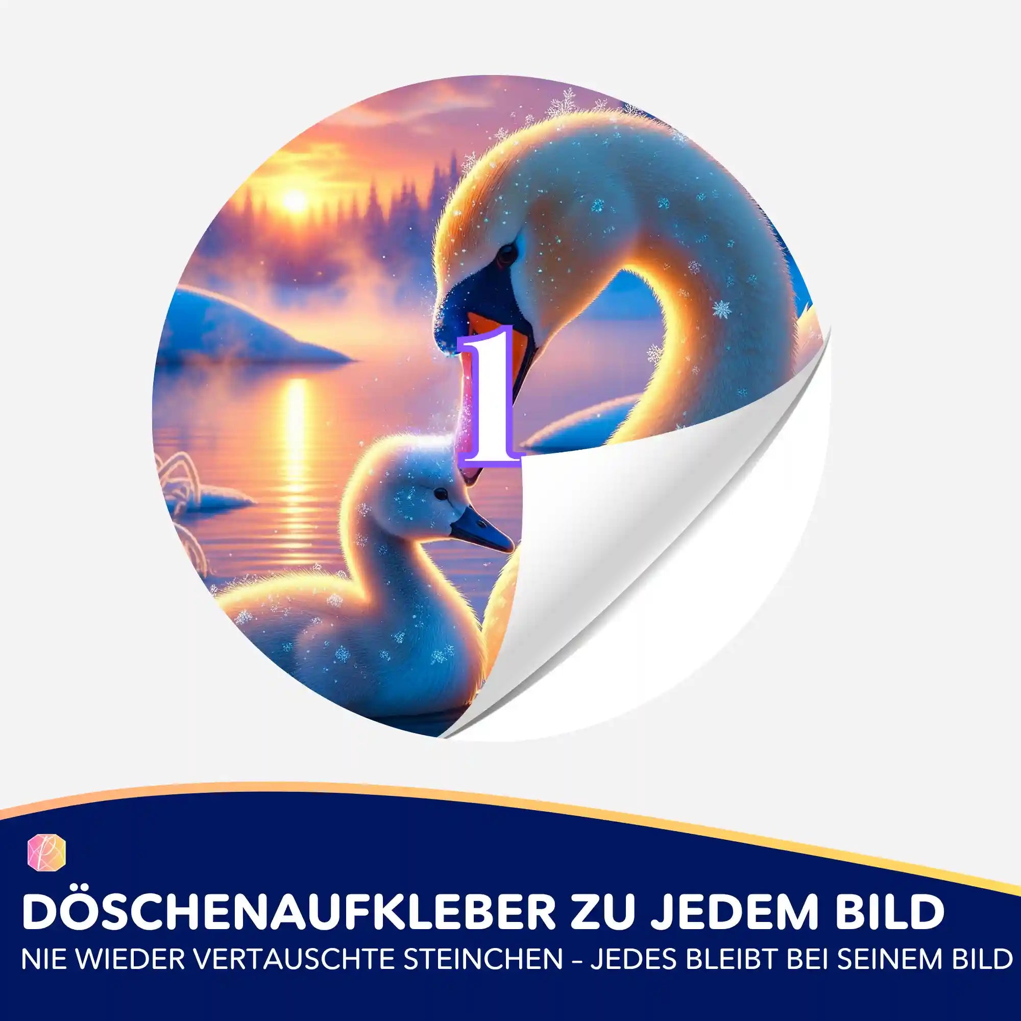 Döschenaufkleber - Geborgenheit