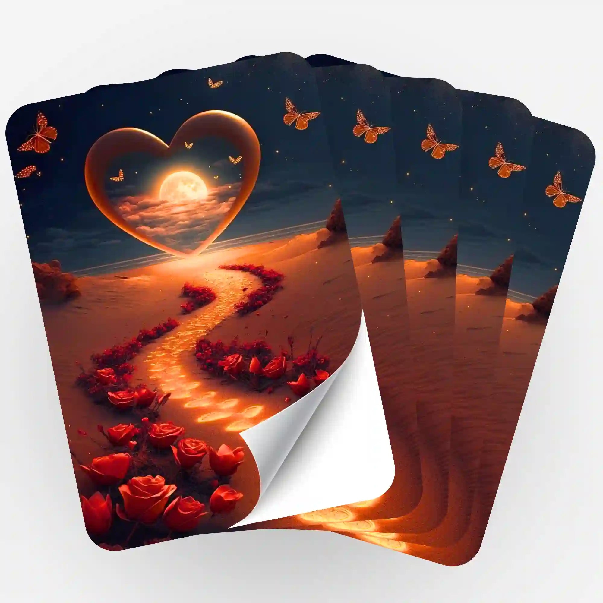 Aufkleber 5er-Set - Weg der Liebe
