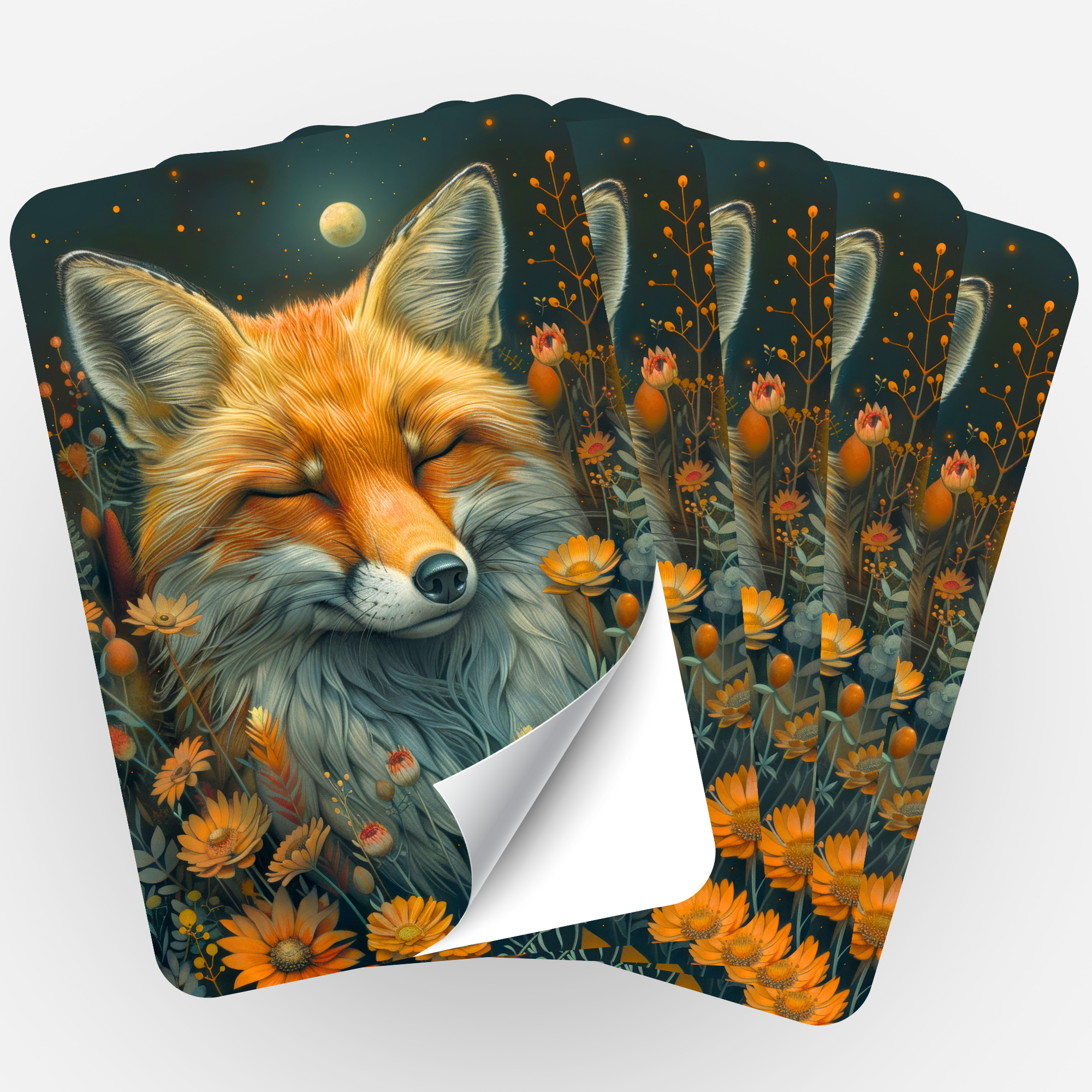 Aufkleber 5er-Set - Susen Pfifferling - Foxy Dreams