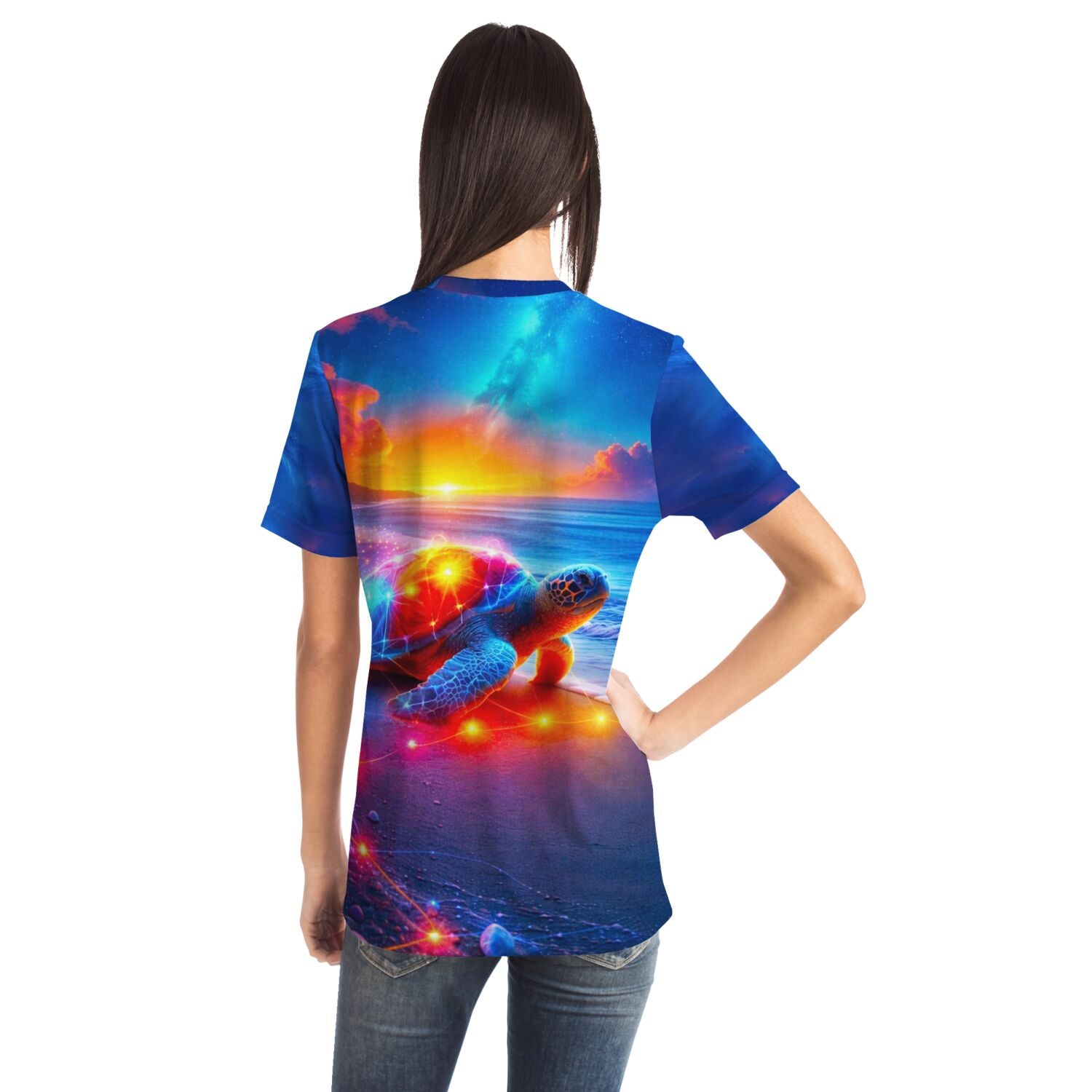 Dreamer T-Shirt - Colorful sparkling Turtle
