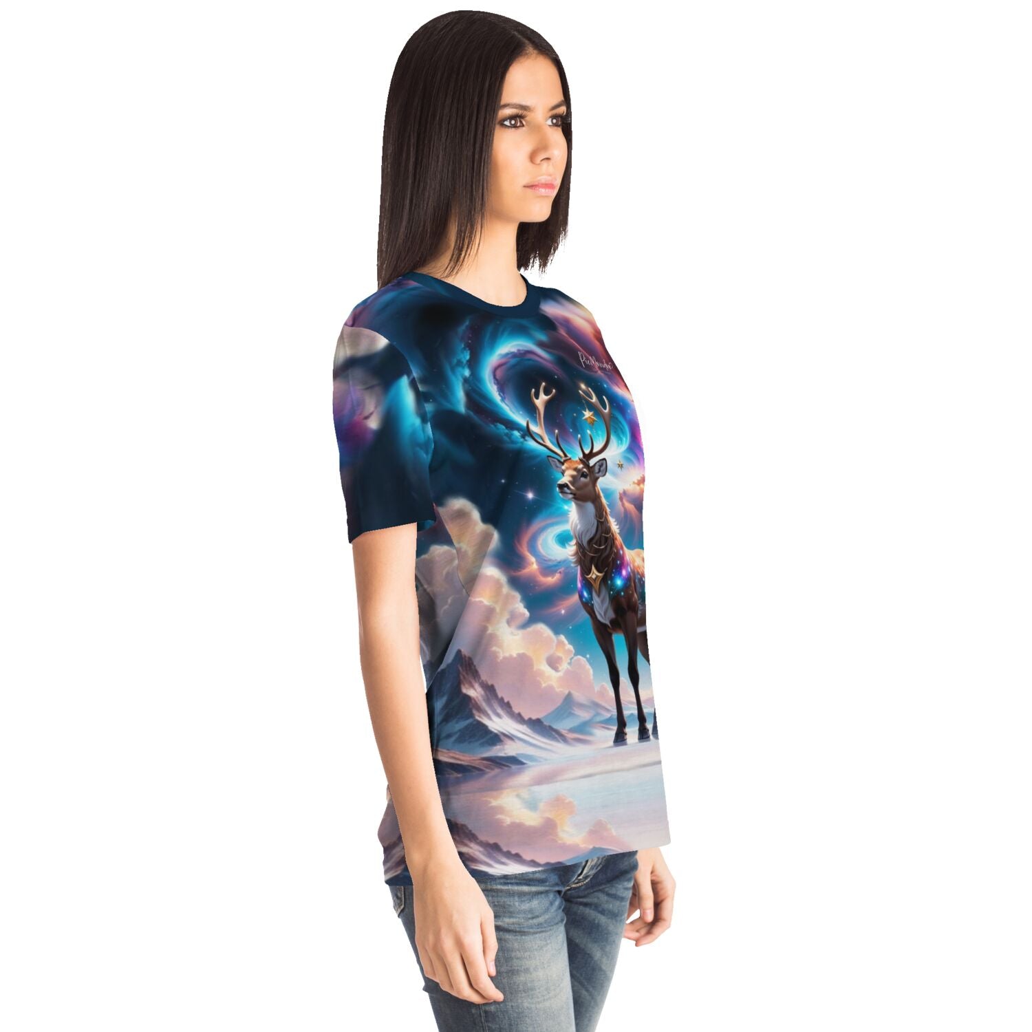 Dreamer T-Shirt - Rentier im Abendzauber