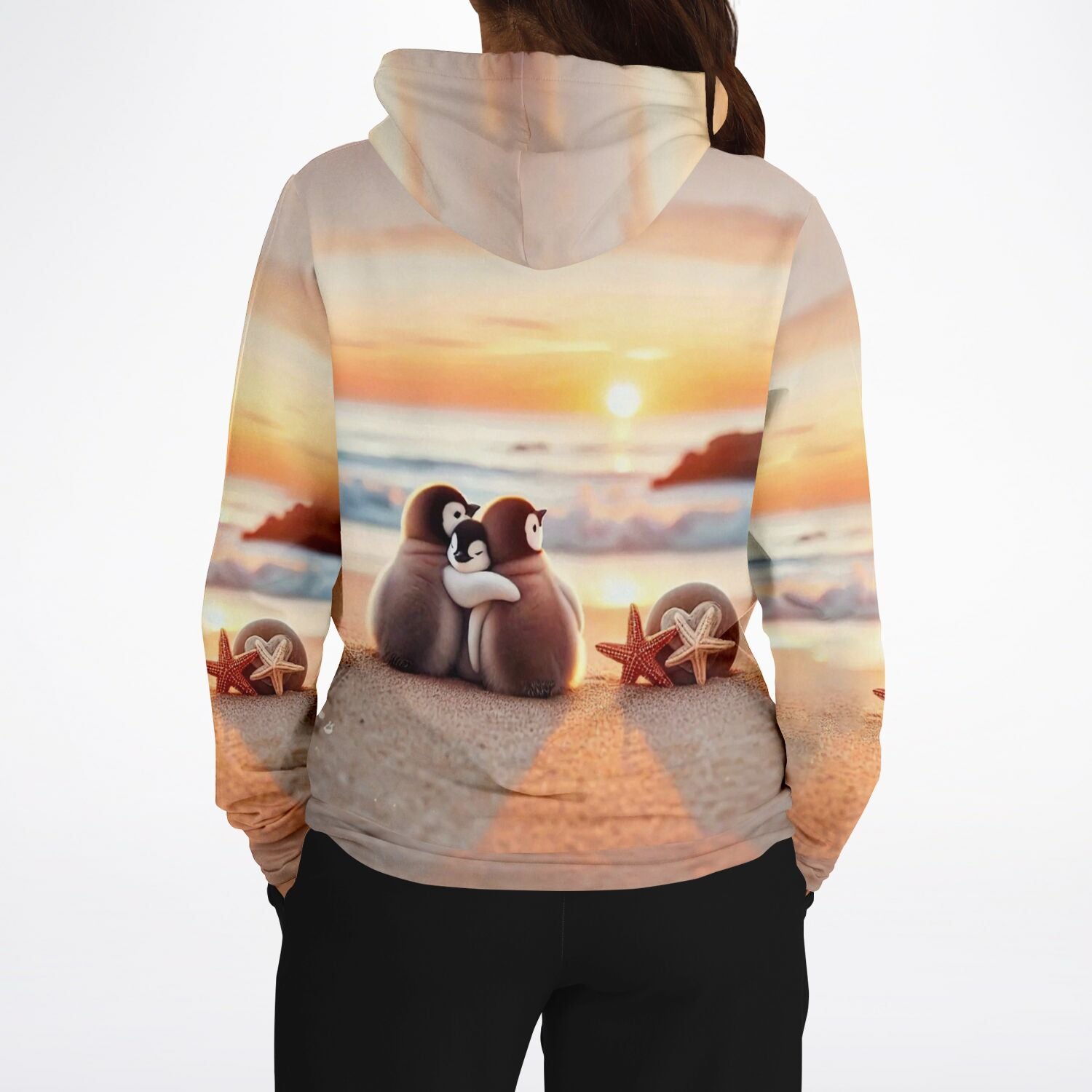 Dreamer Hoodie - Happy Family am Strand