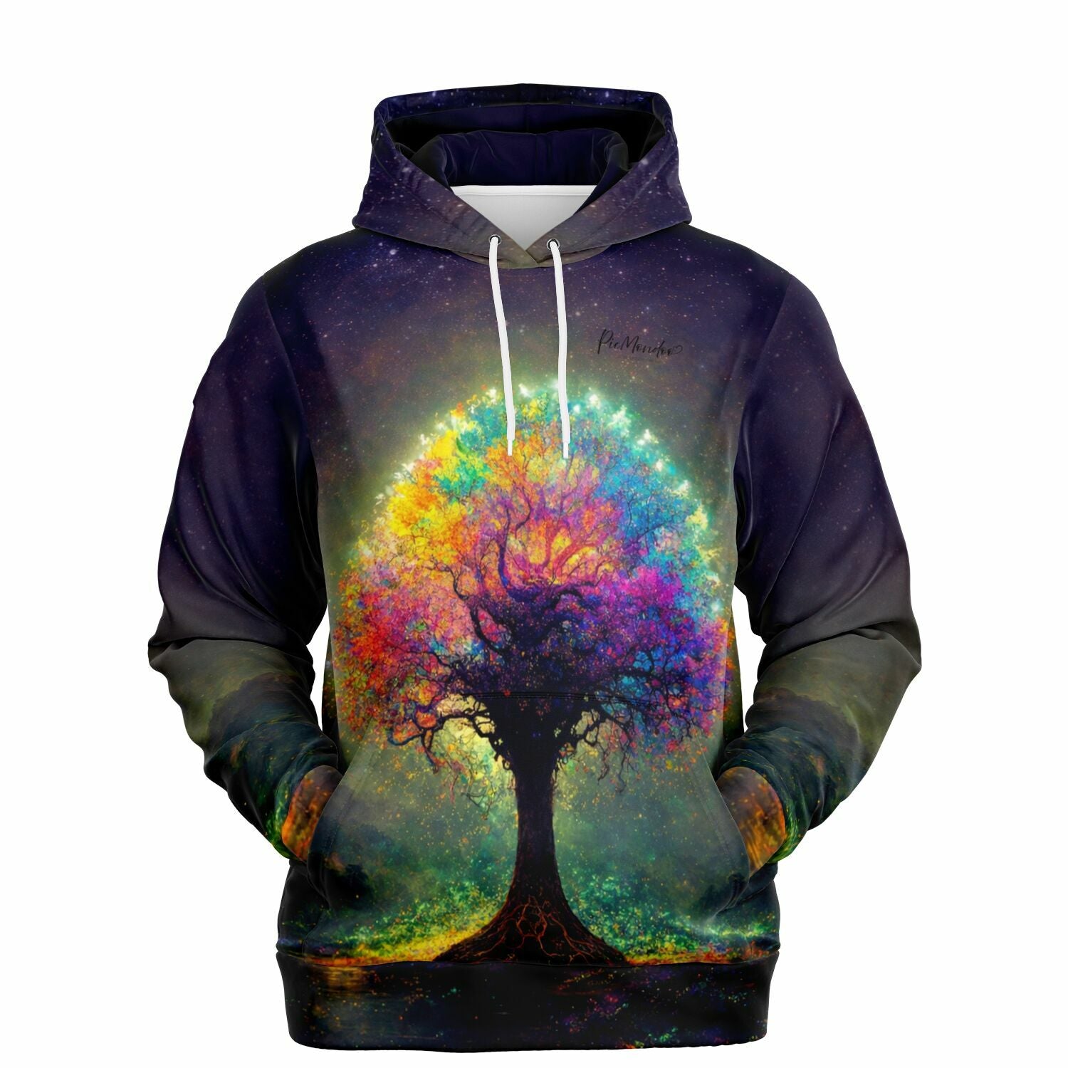 Dreamer Hoodie - Multi Special - Colorful lightning Tree