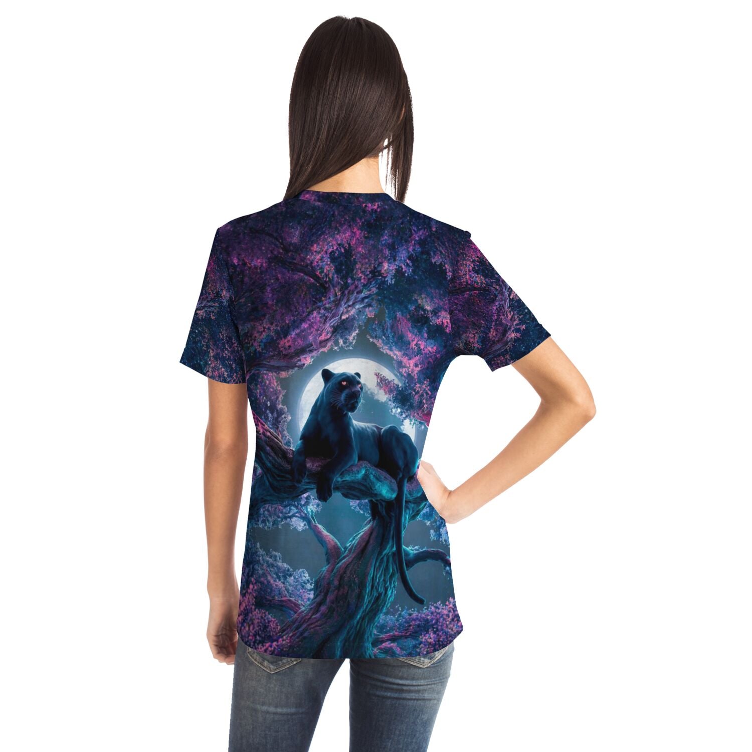 Dreamer T-Shirt - Black Panther Kirschblütentraum