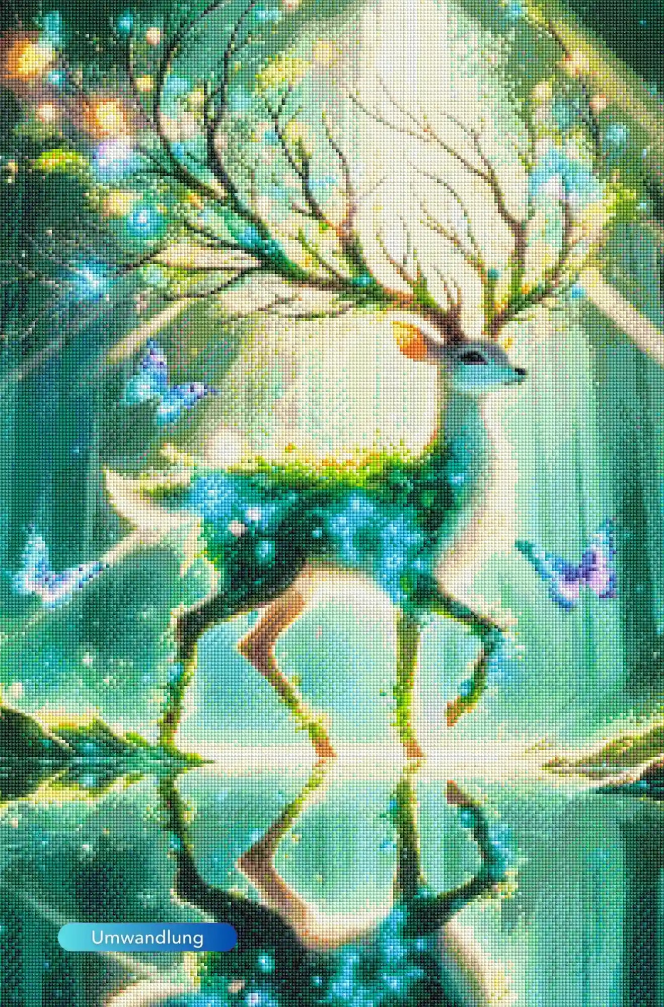 Diamond Painting 7 Tage Special - Wächter der verborgenen Lichtung