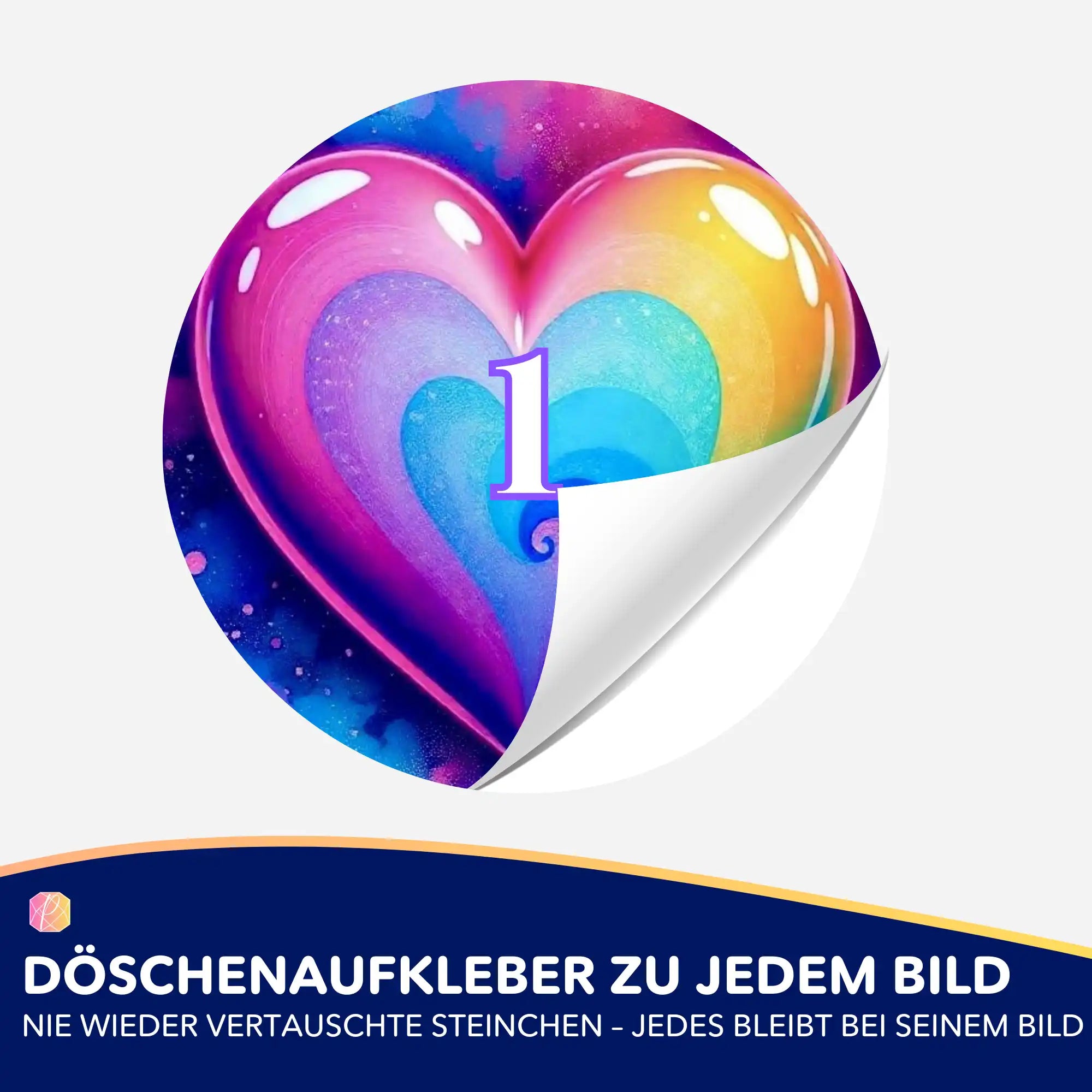 Döschenaufkleber - Love