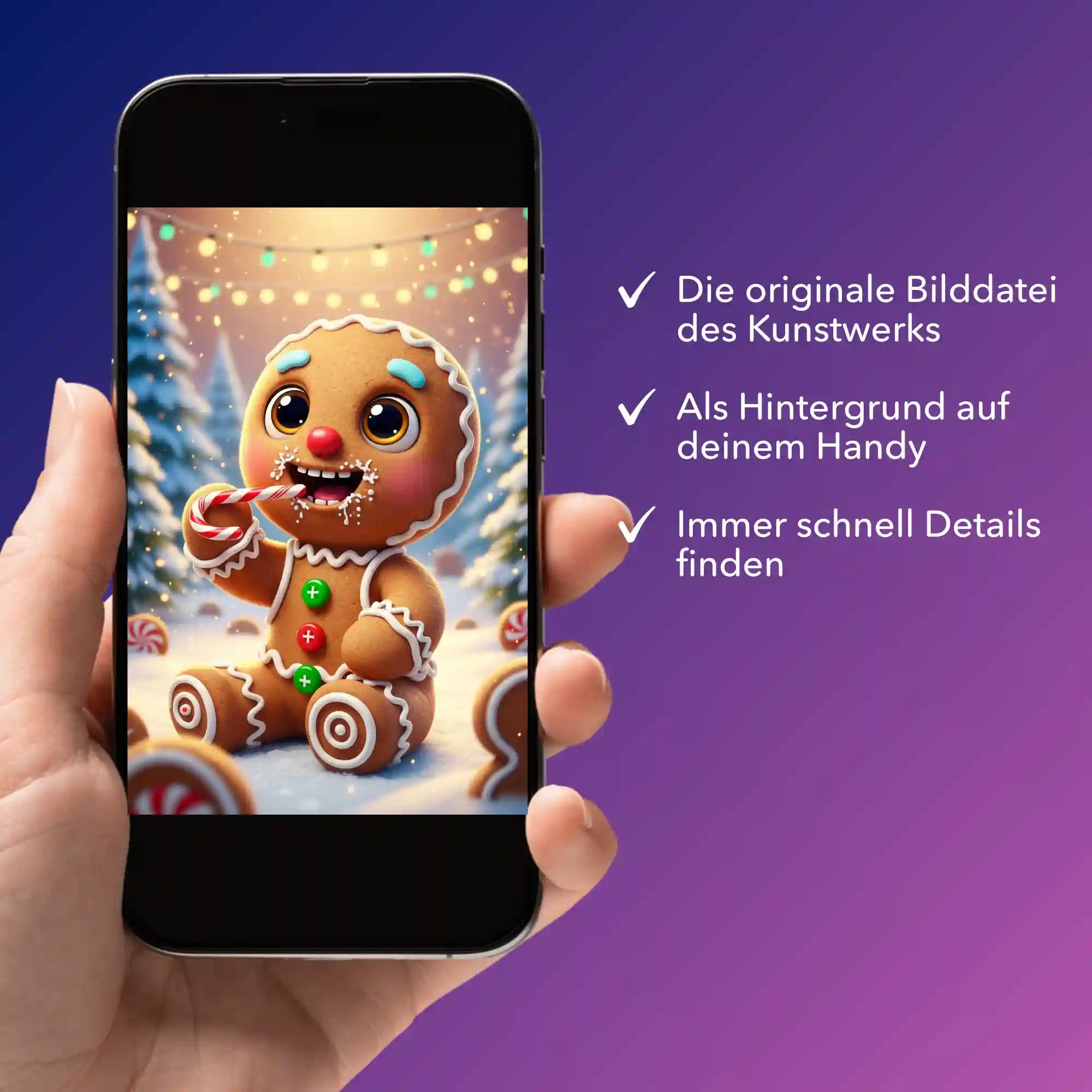 Digitale Bildmappe - Lebkuchenmann "Limited Edition"