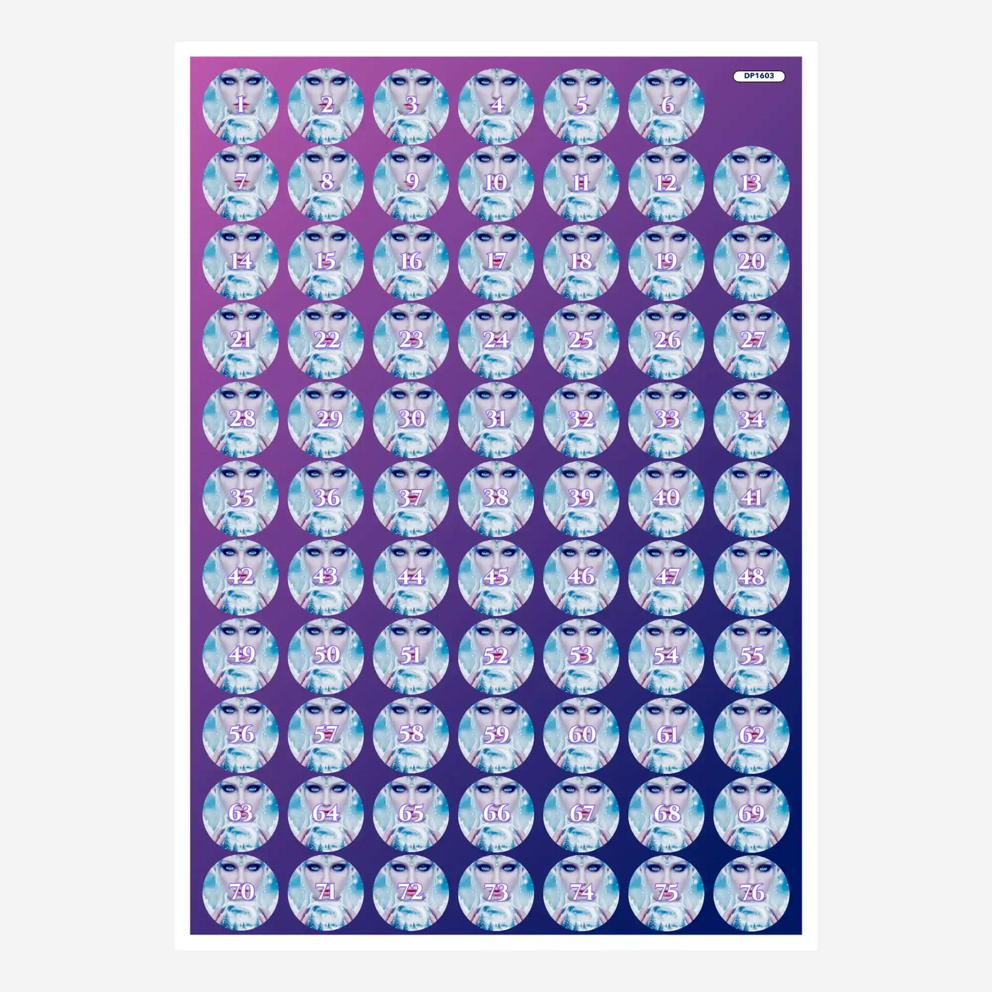 Döschenaufkleber - Eiskönigin