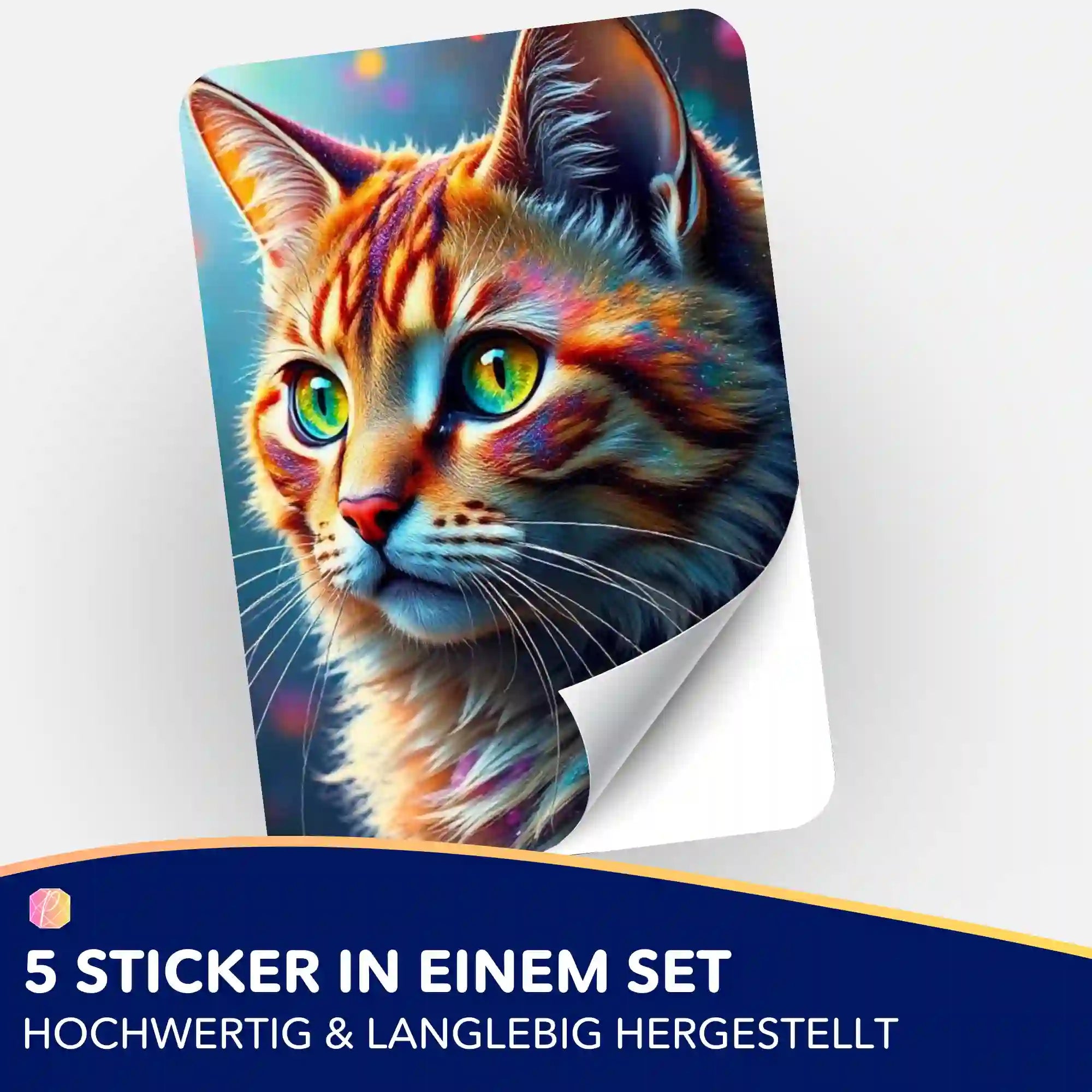 Aufkleber 5er-Set - Sternenpfote
