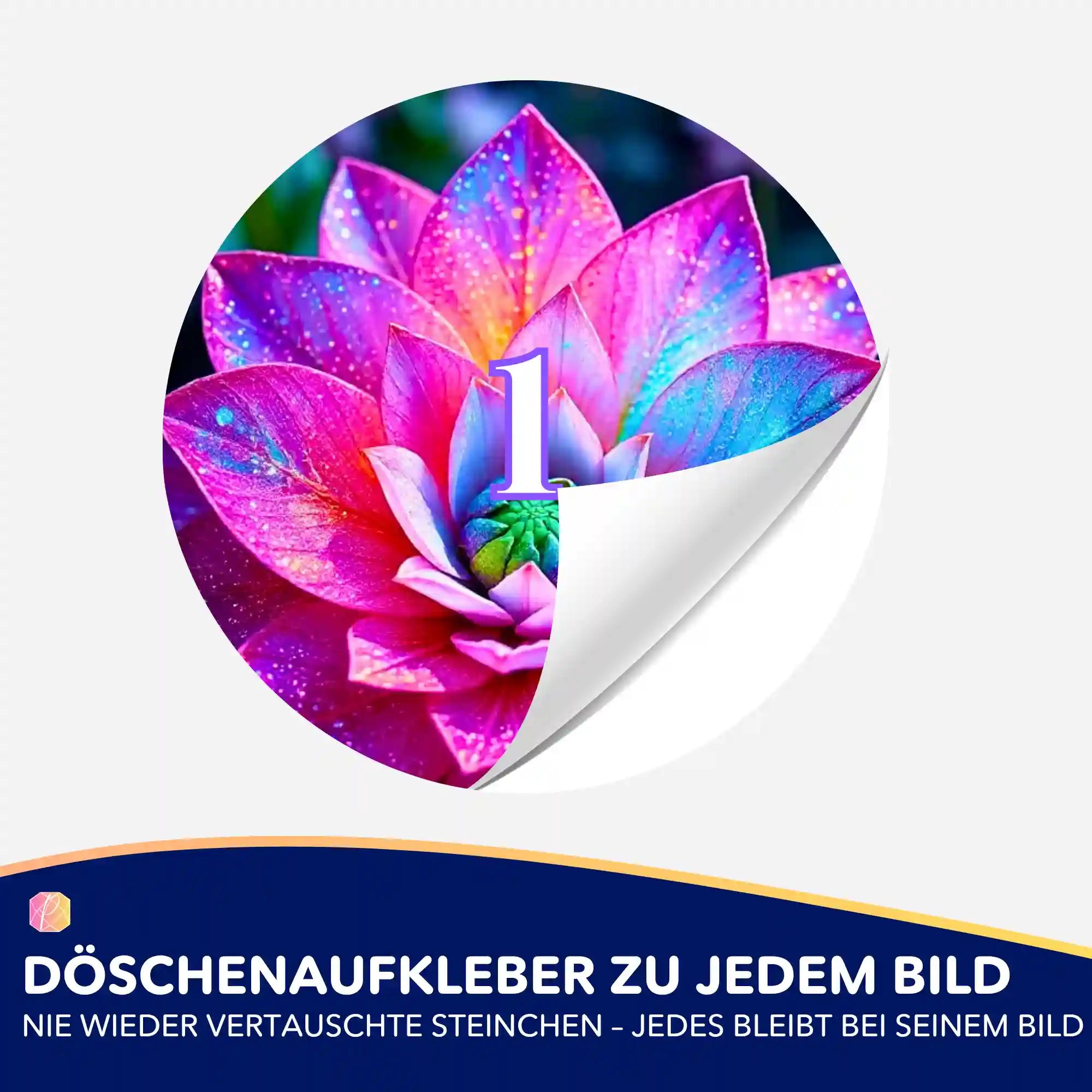 Döschenaufkleber - Sternenstaub Lotus "Limited Edition"