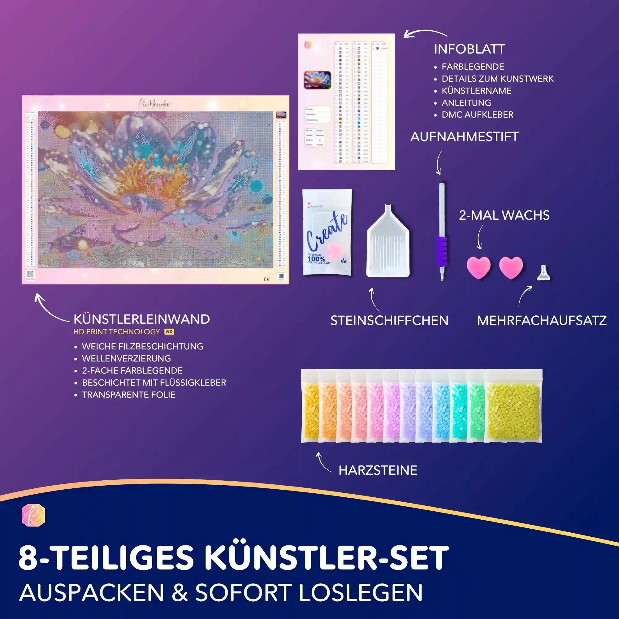 Diamond Painting 7 Tage Special - Glanz der Farben