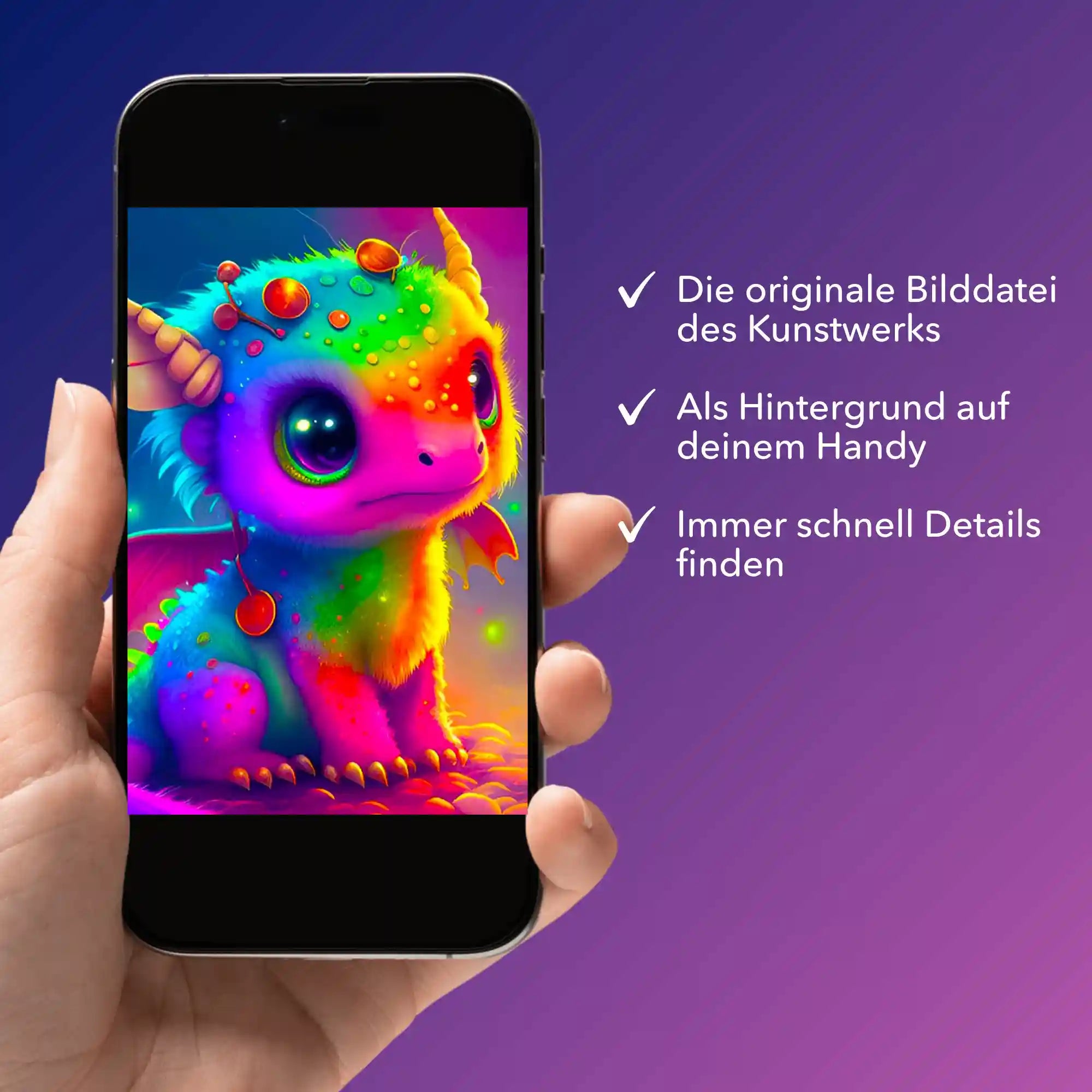 Digitale Bildmappe - Regenbogendrache