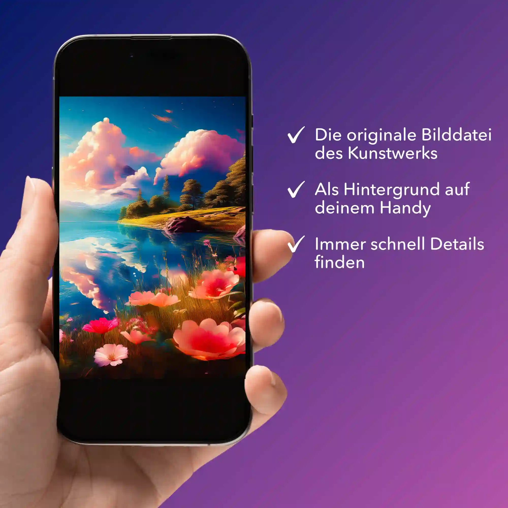 Digitale Bildmappe - Blick auf den See