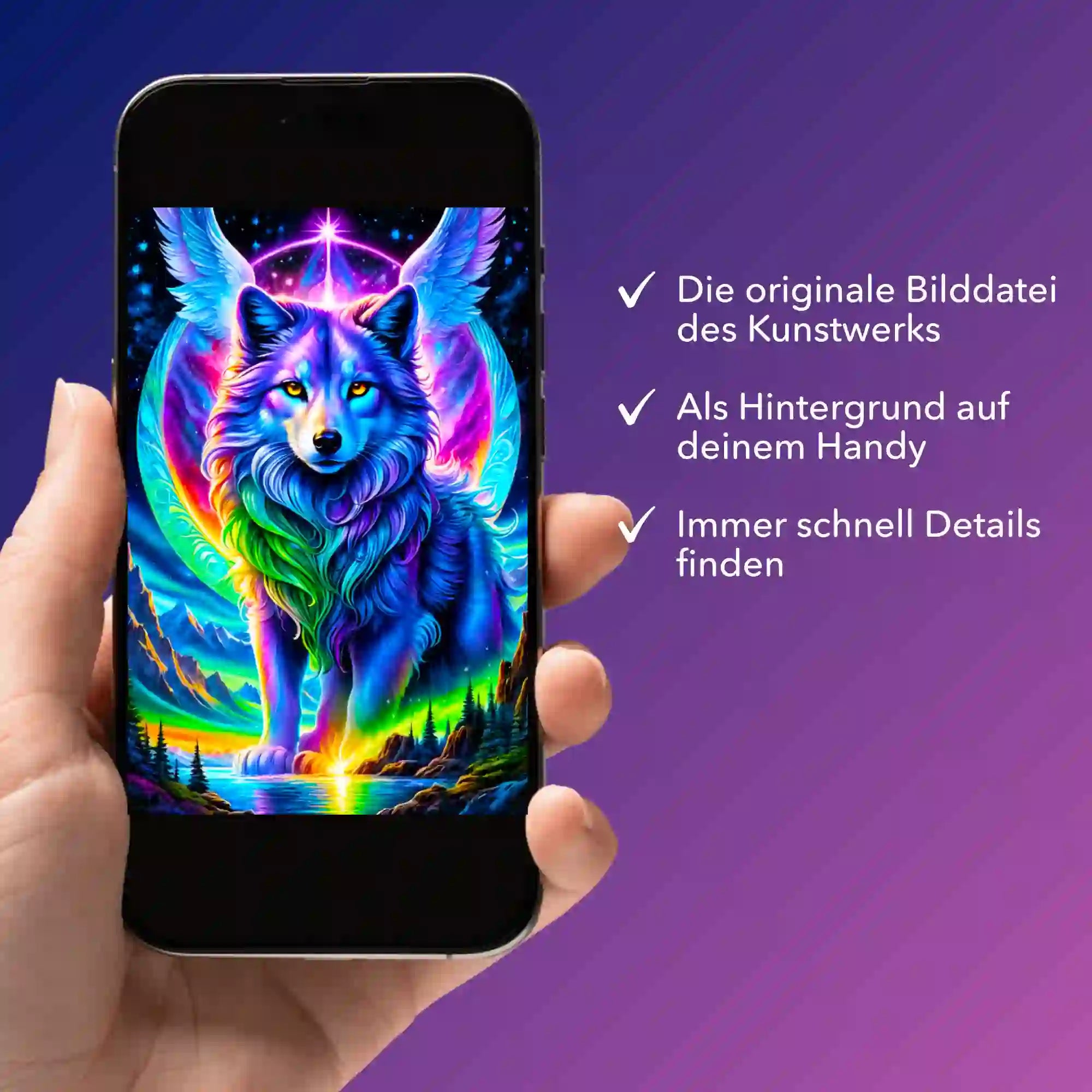 Digitale Bildmappe - Geflügelter Wächter