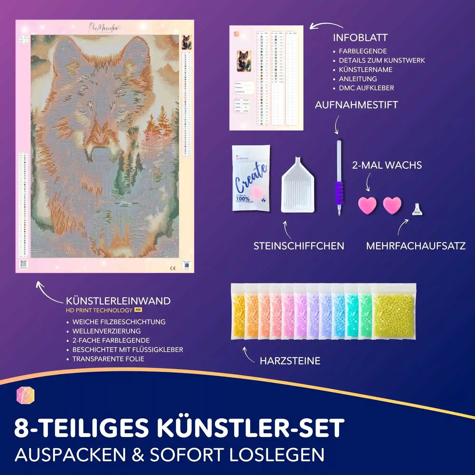 Diamond Painting - Geist des Waldes