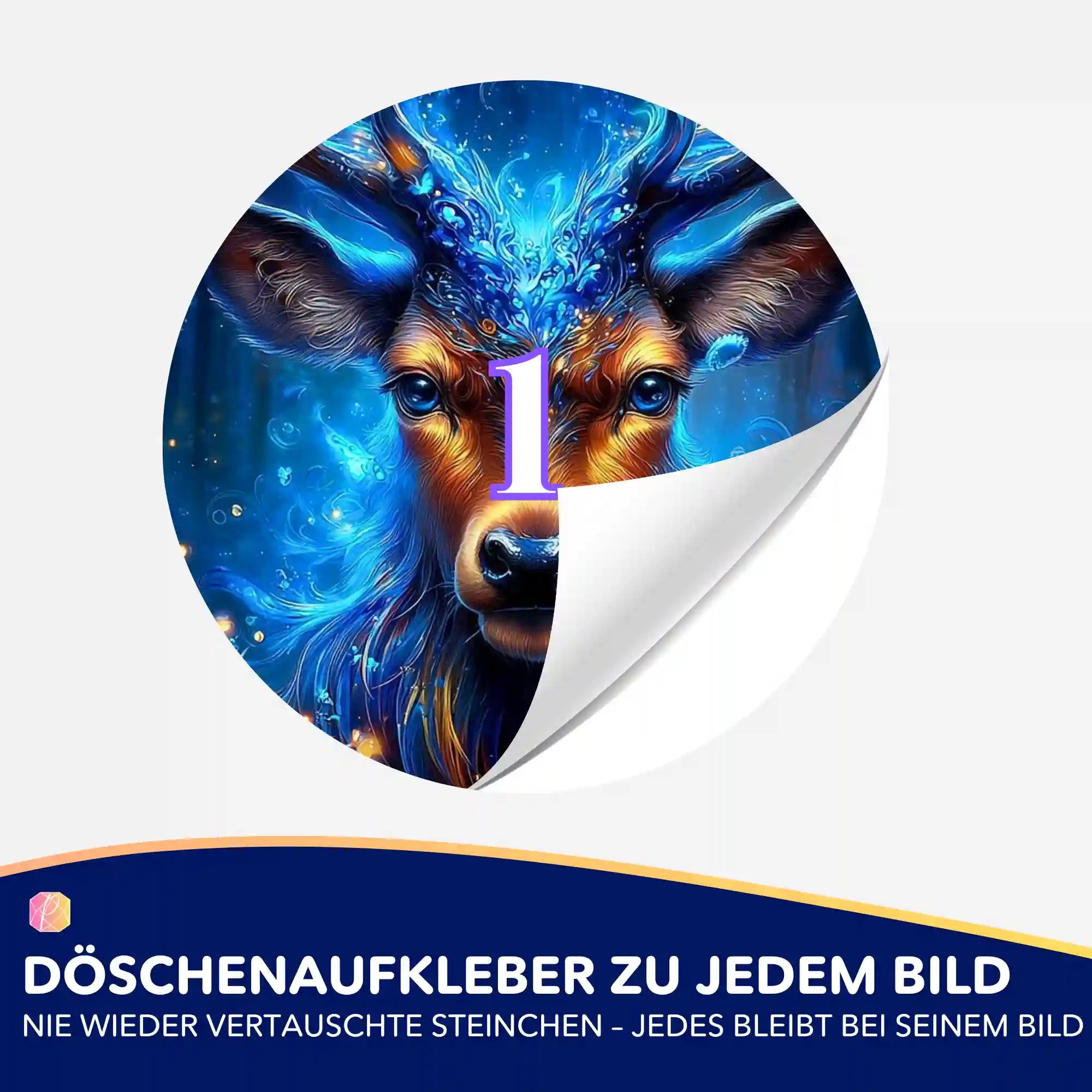 Döschenaufkleber - Wächter des Waldes
