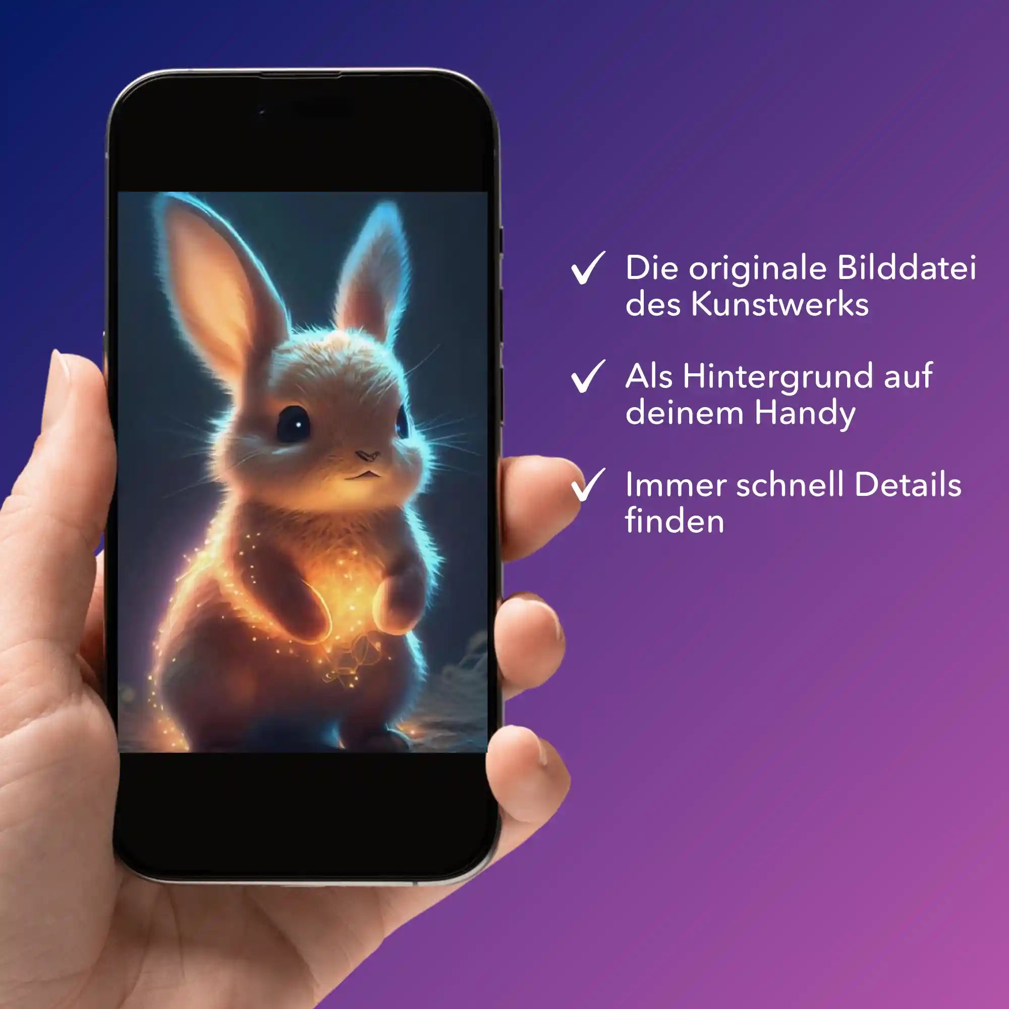 Digitale Bildmappe - Funkelhäschen