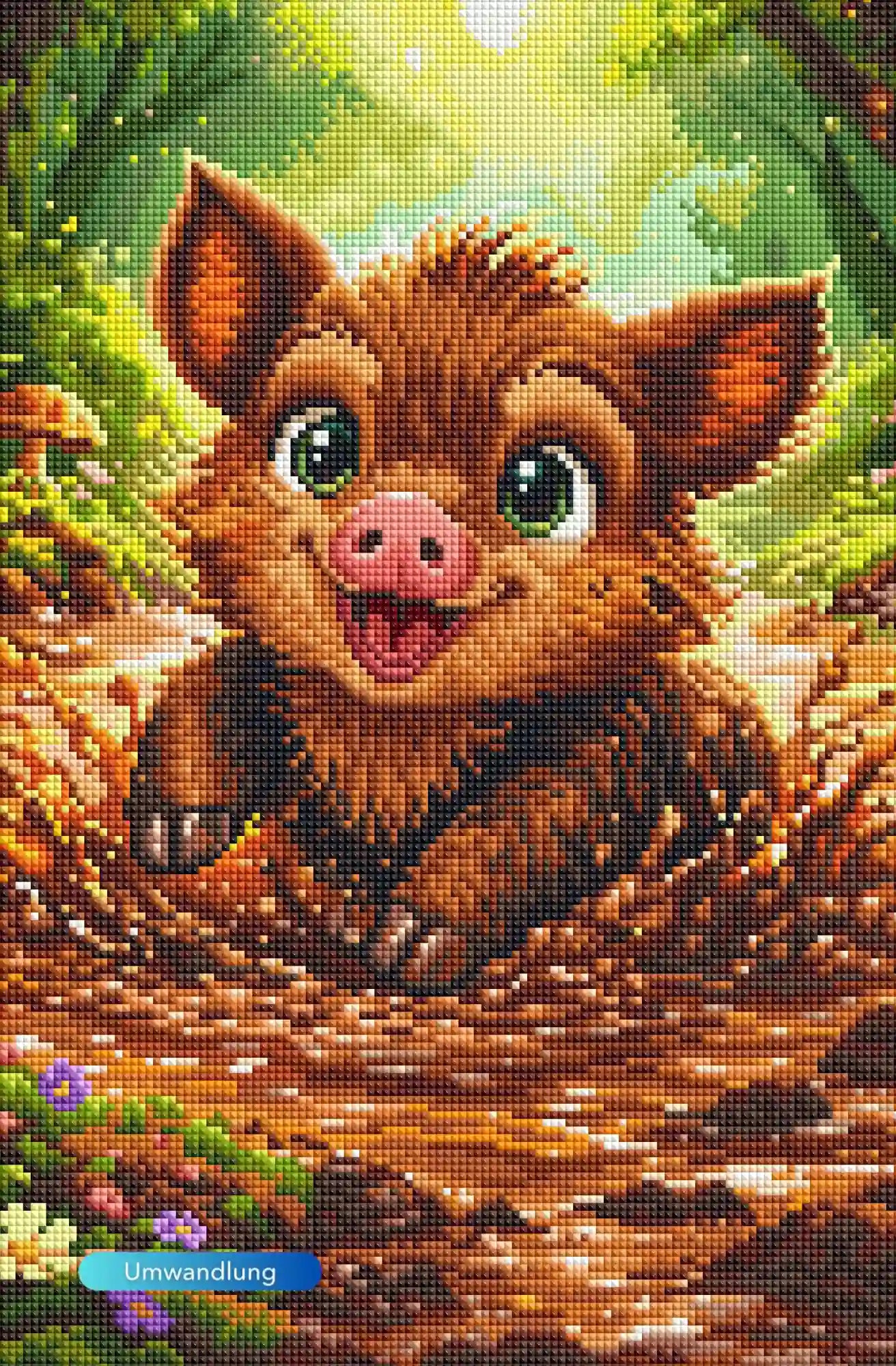 Diamond Painting - Pfützenglück