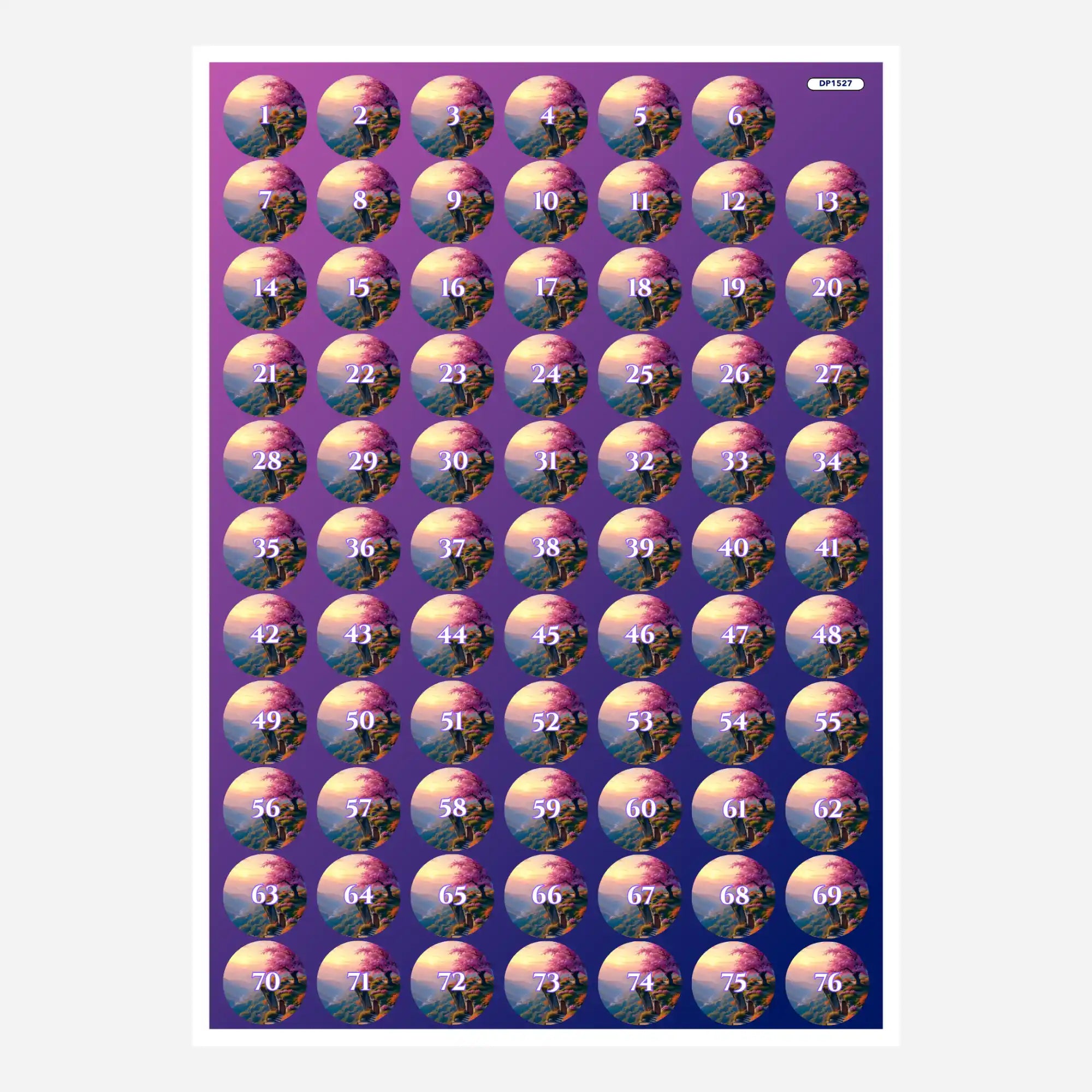 Döschenaufkleber - Morgendämmerung