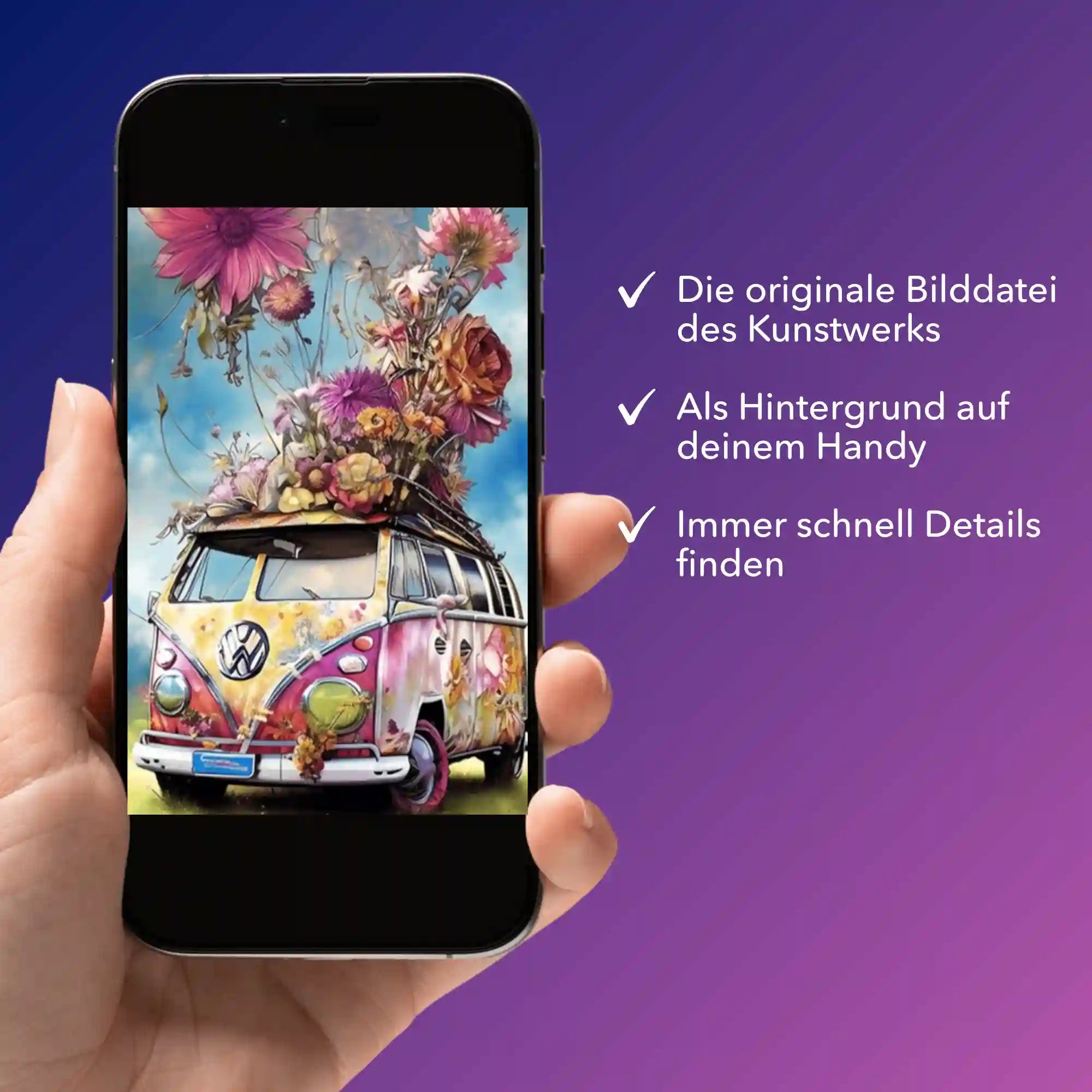 Digitale Bildmappe - Flower Power Bully