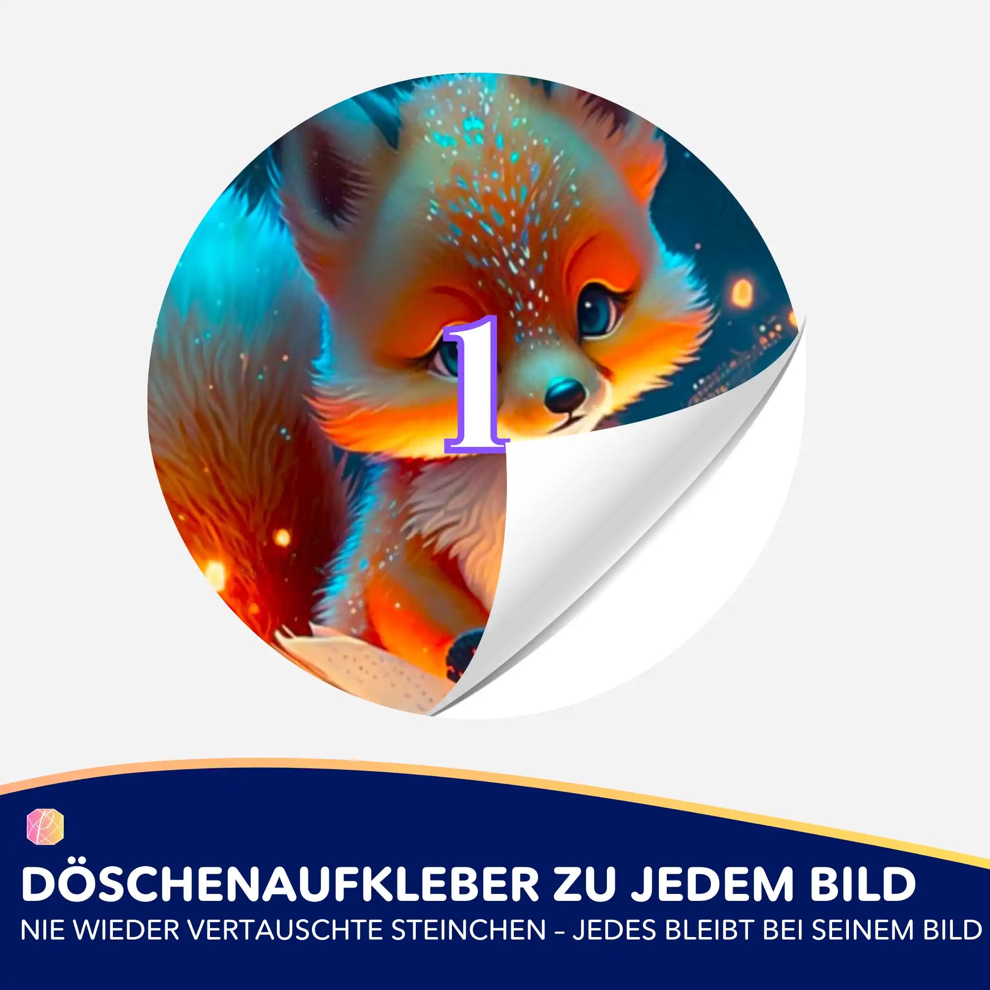 Döschenaufkleber - Lesestunde im Fuchswald "Limited Edition"