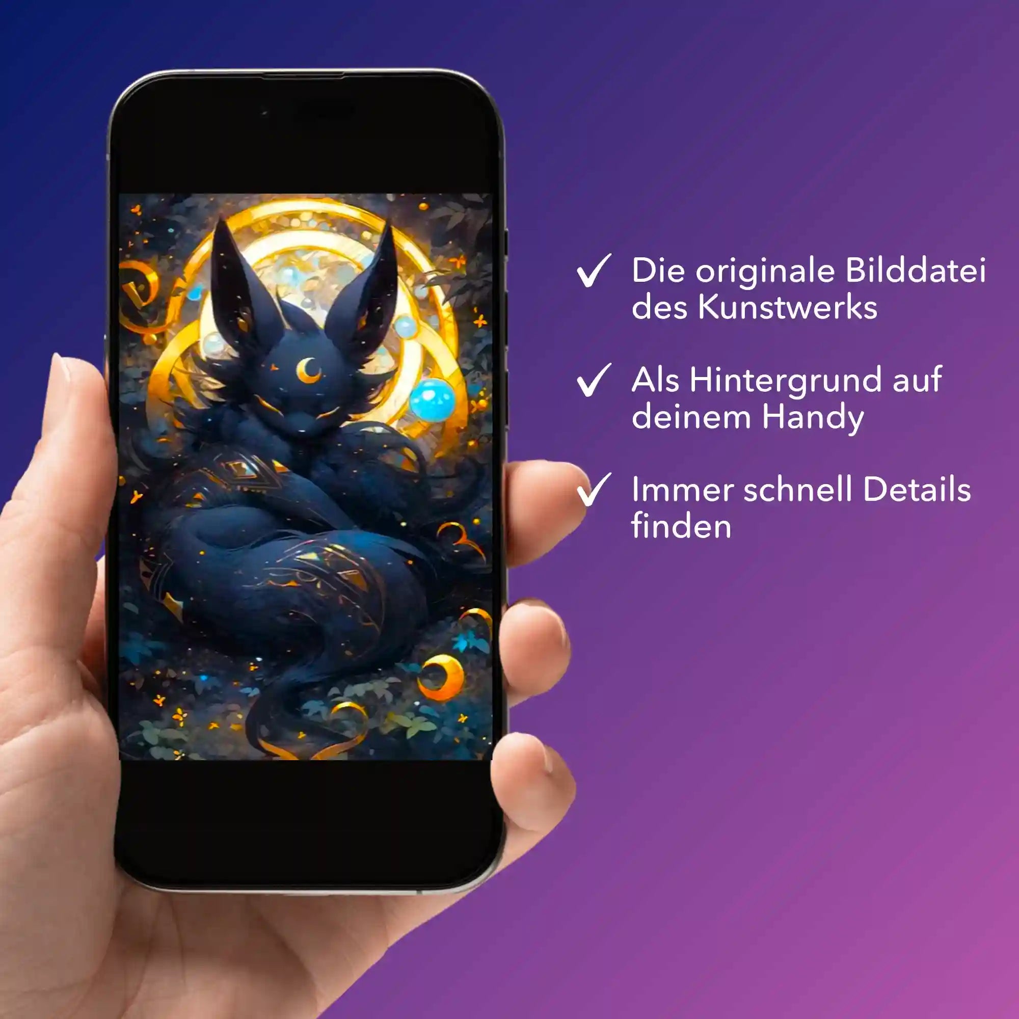 Digitale Bildmappe - Mystisches Nachtwesen