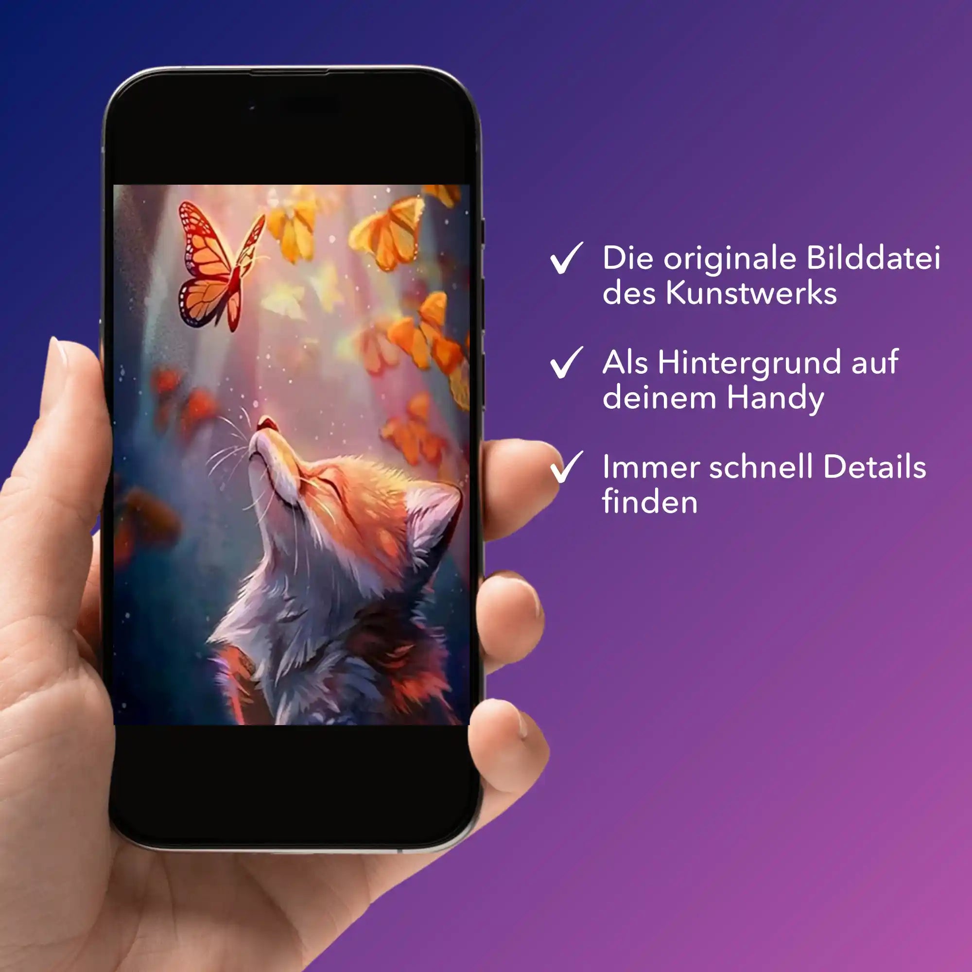 Digitale Bildmappe - Süßer Fuchs im Laubwald