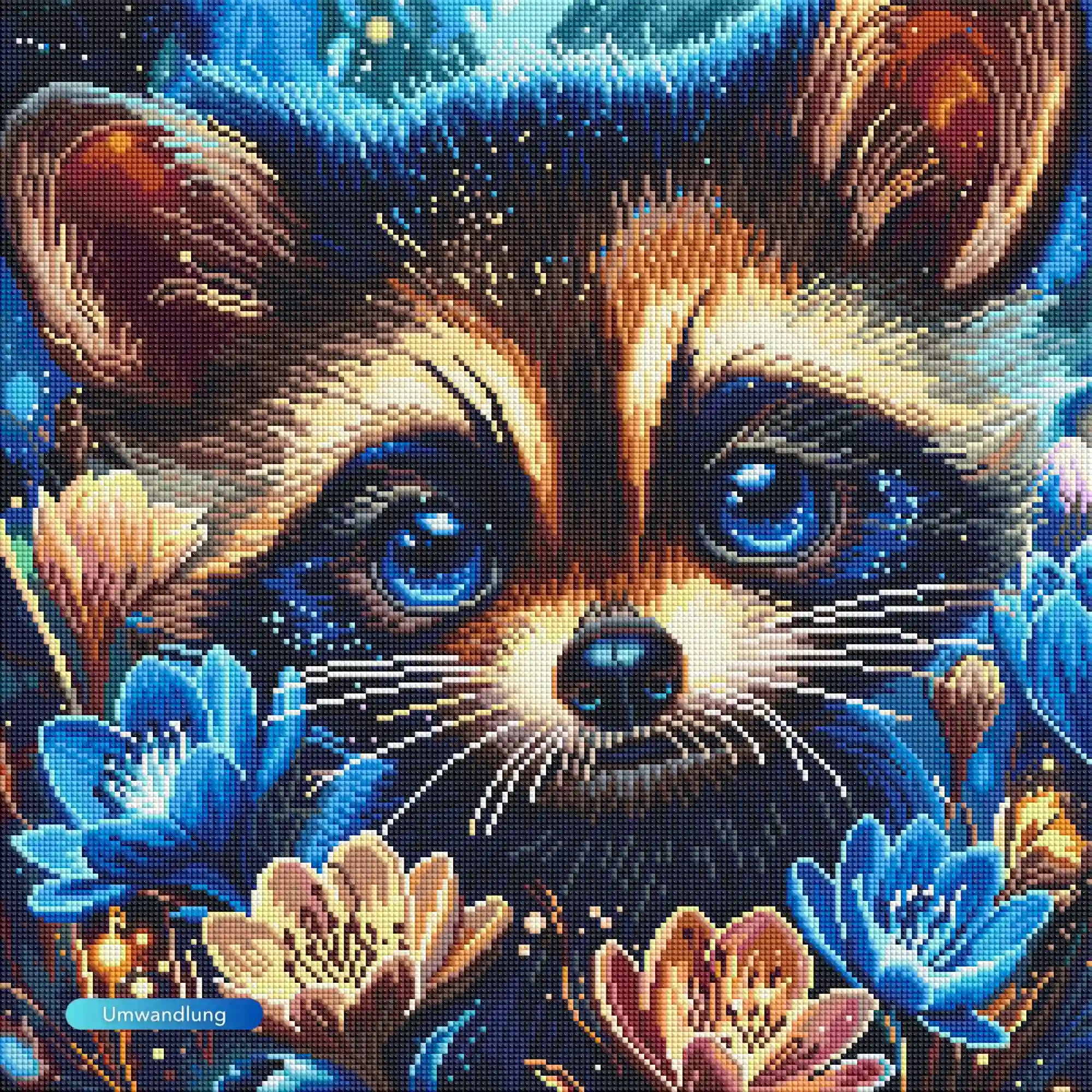 Diamond Painting - Augen voller Nacht