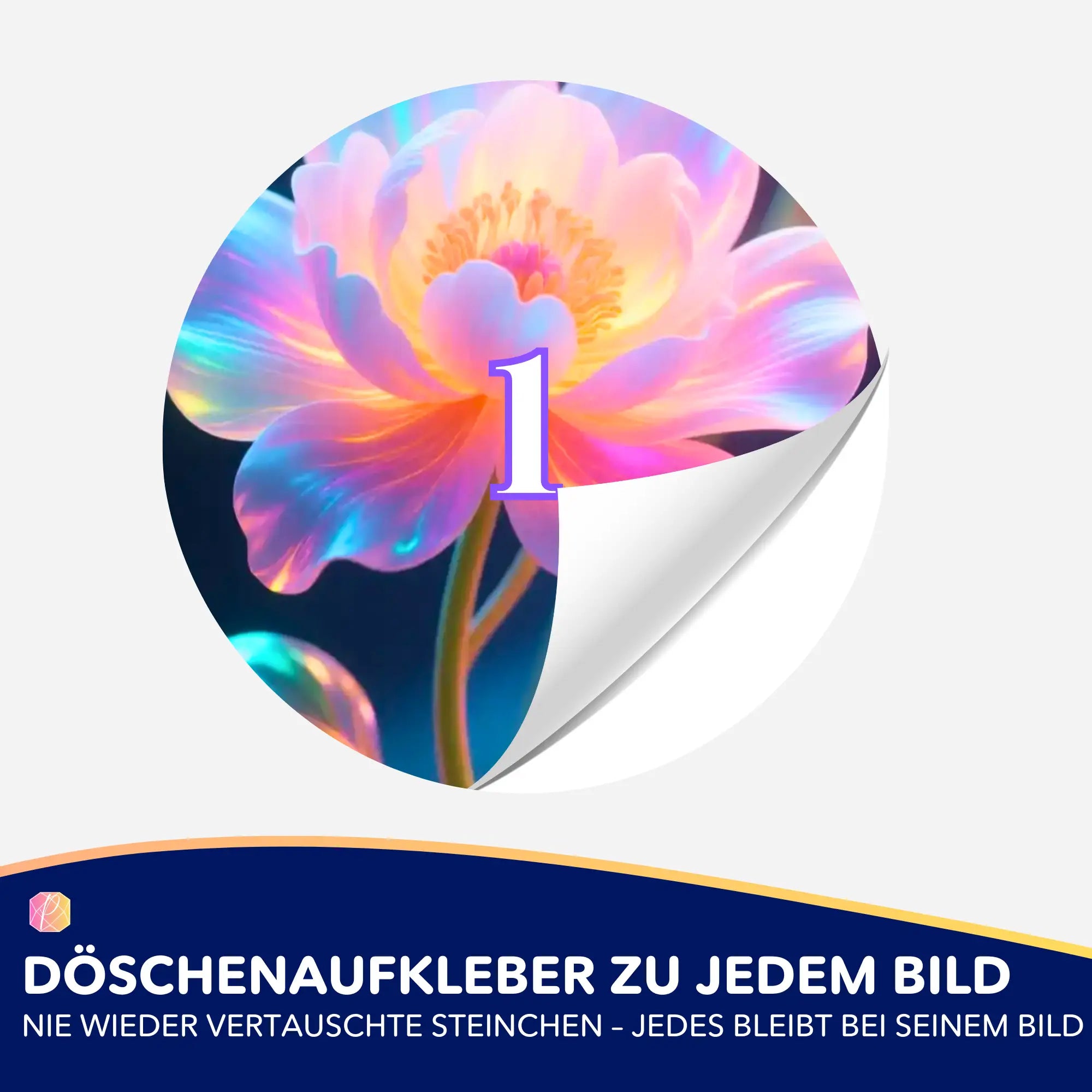 Döschenaufkleber - Inneres Leuchten