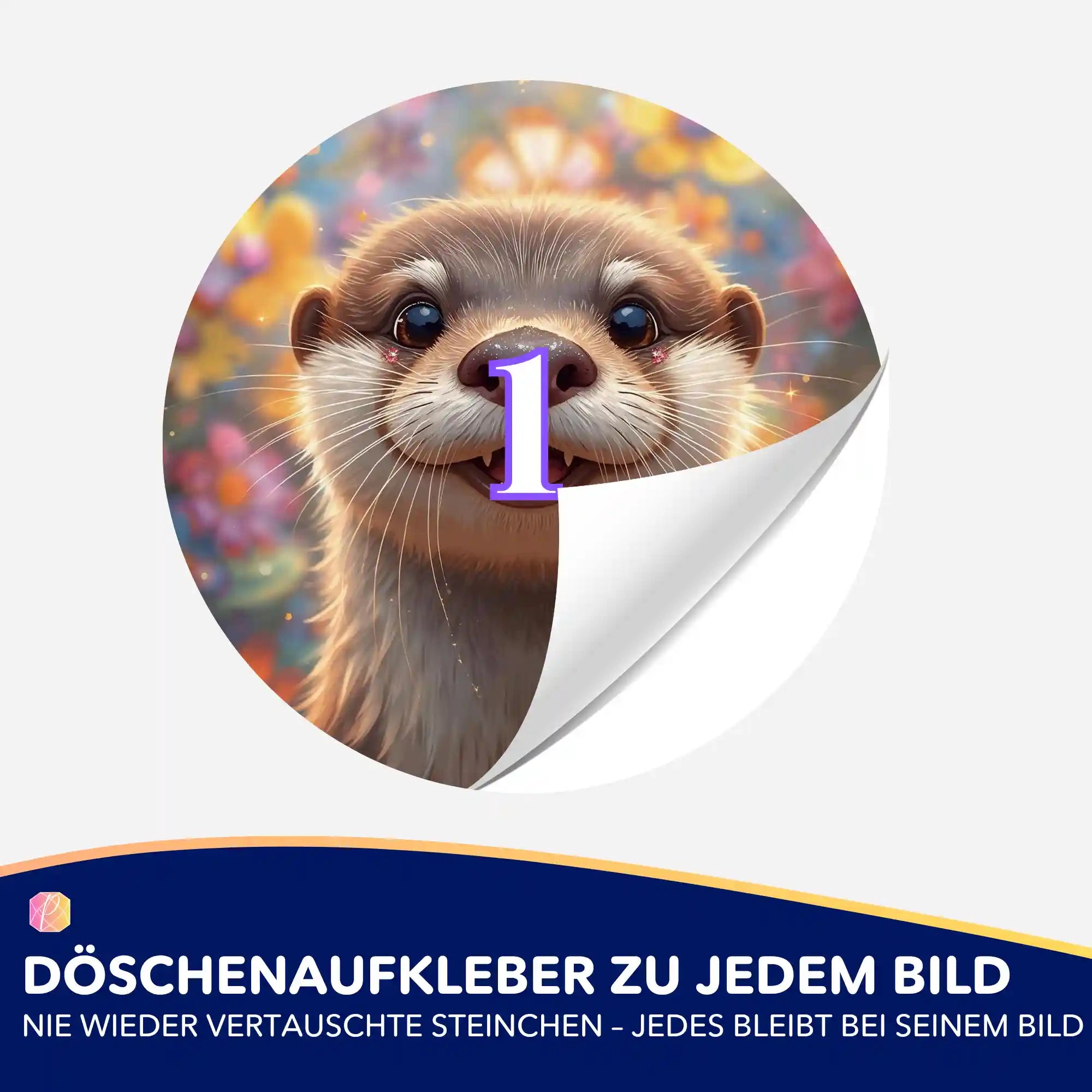 Döschenaufkleber - Sonnenschein im Fell
